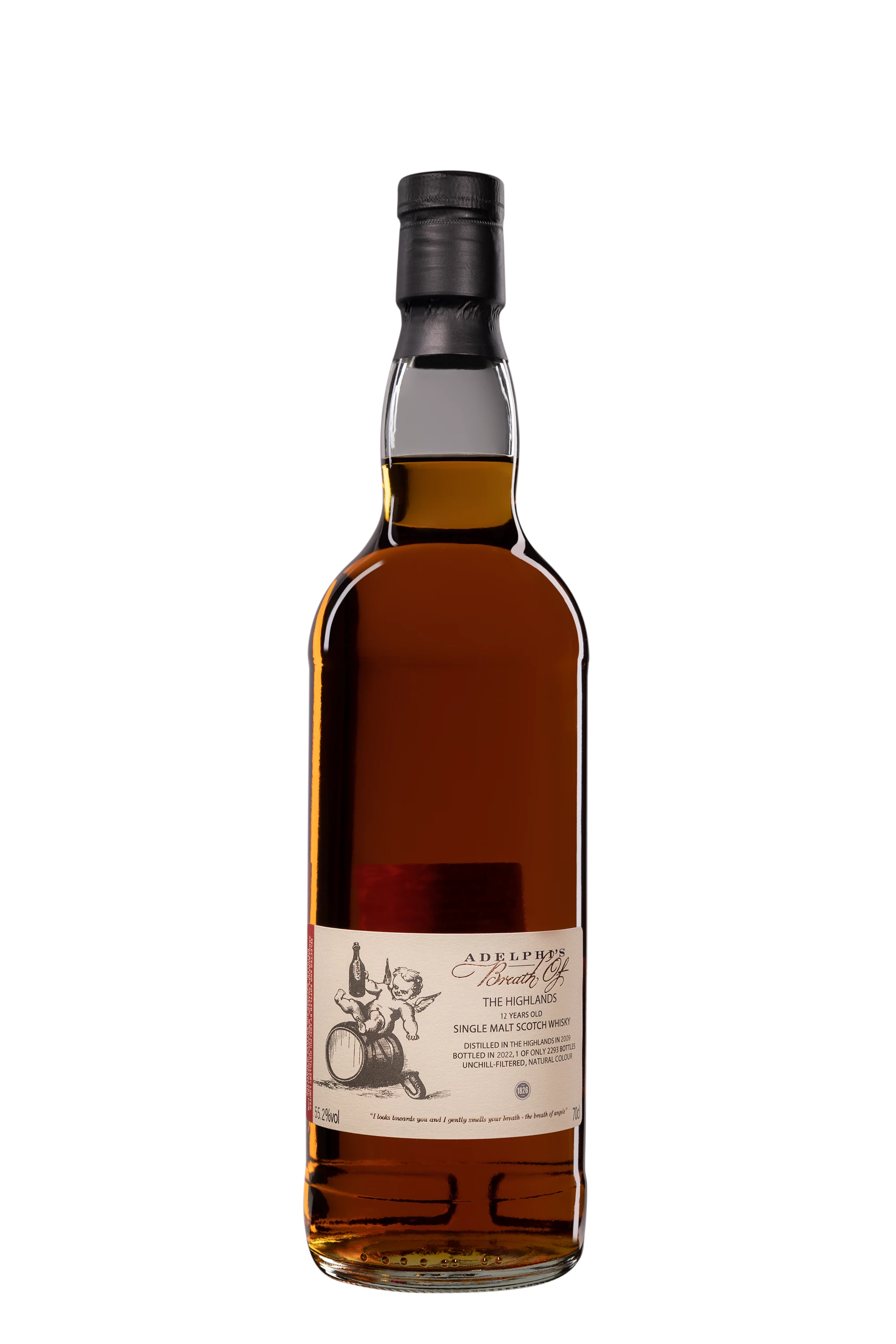 Adelphi Selection - Single Malt Scotch Whisky "12 Ans - Breath of The Highlands" 2009 55.2° Giftbox, 70cl