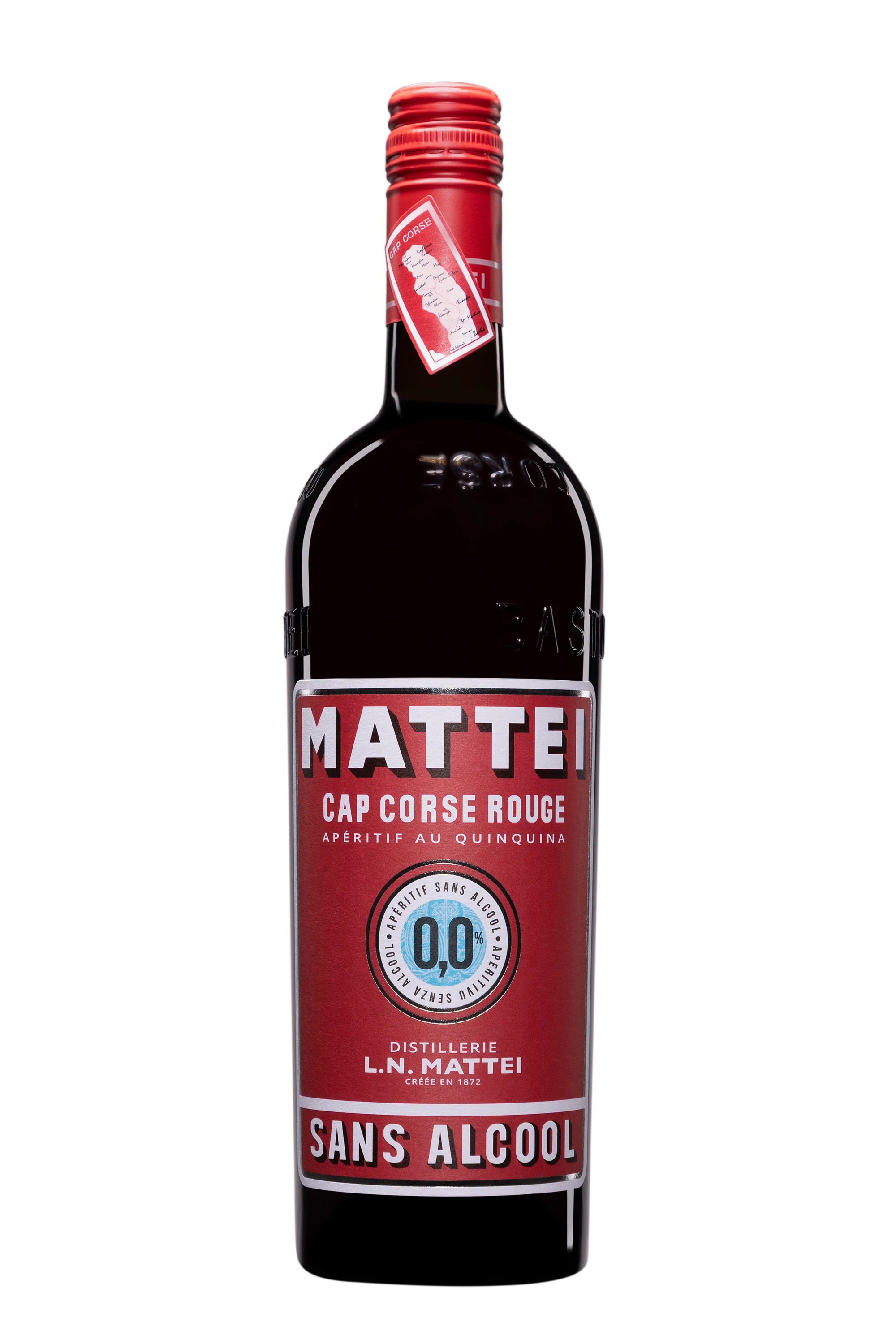 L.N. Mattei - Liqueur Apéritive "Cap Corse" Rouge 0°, 75cl