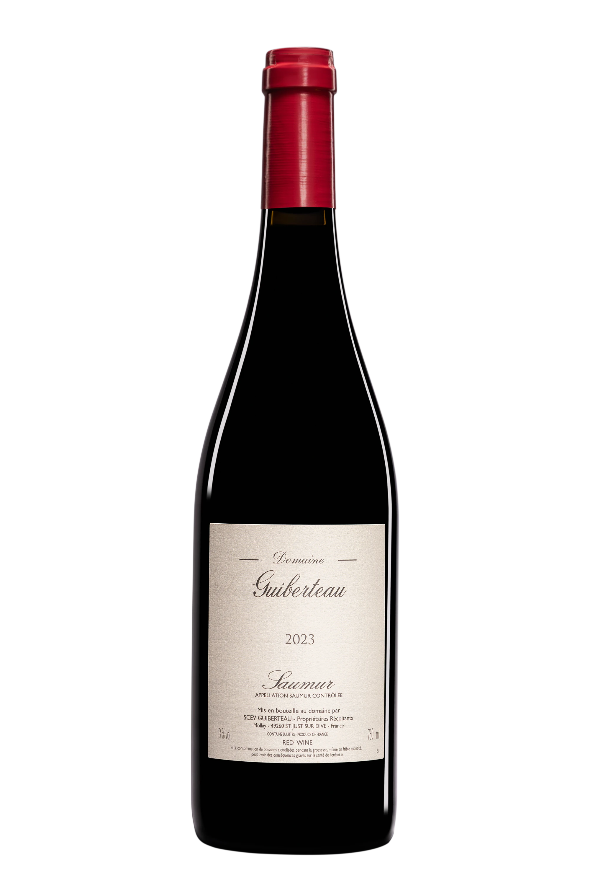 Domaine Guiberteau - Saumur Rouge 2023 13°, 75cl