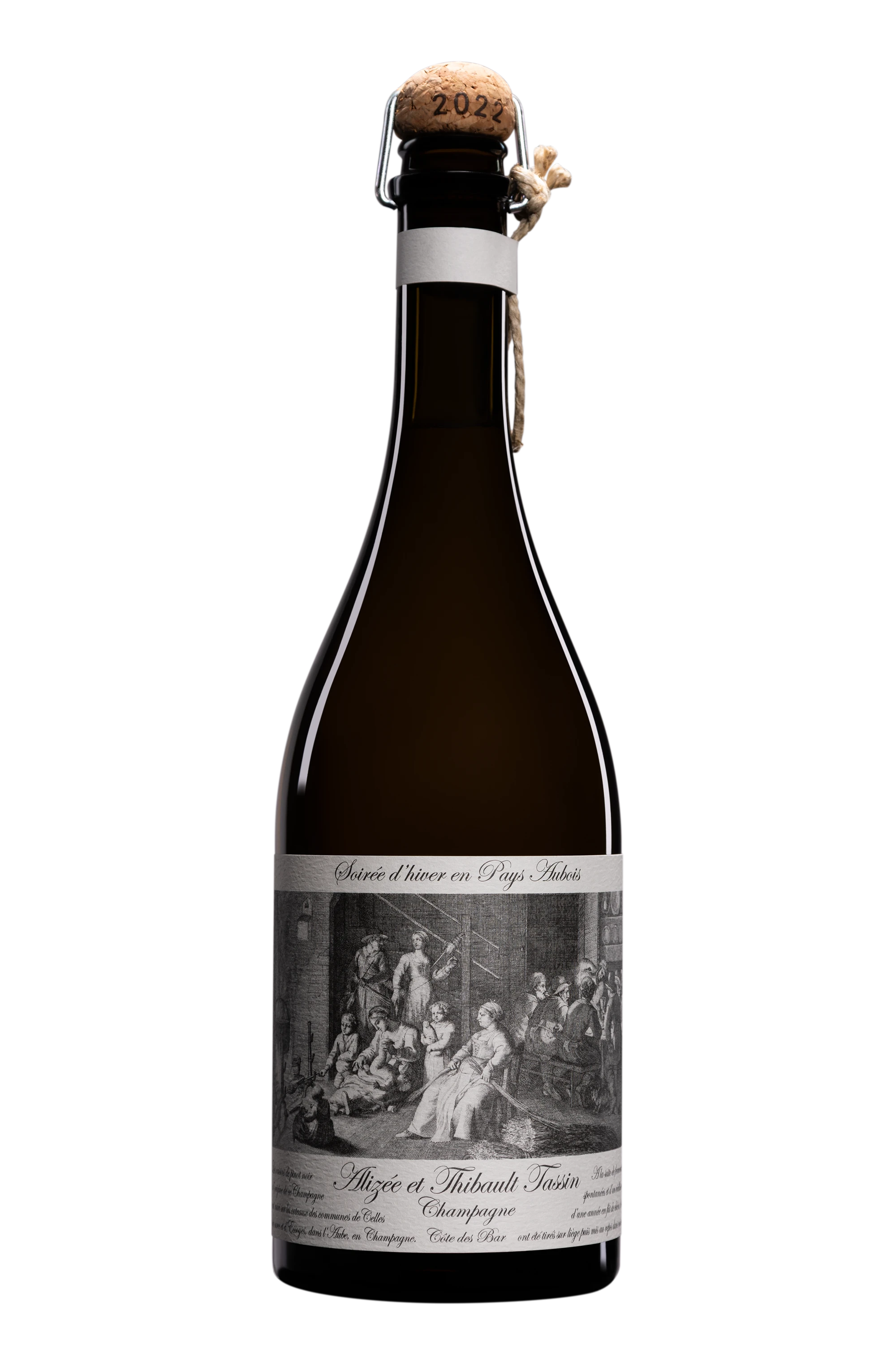 Domaine Alizée et Thibaut Tassin - Champagne Brut Nature Blanc de Noirs "Soirée d'Hiver en Pays Aubois" Blanc Vendange 2022 Dégorgement 07 Apr. 2025 12°, 75cl