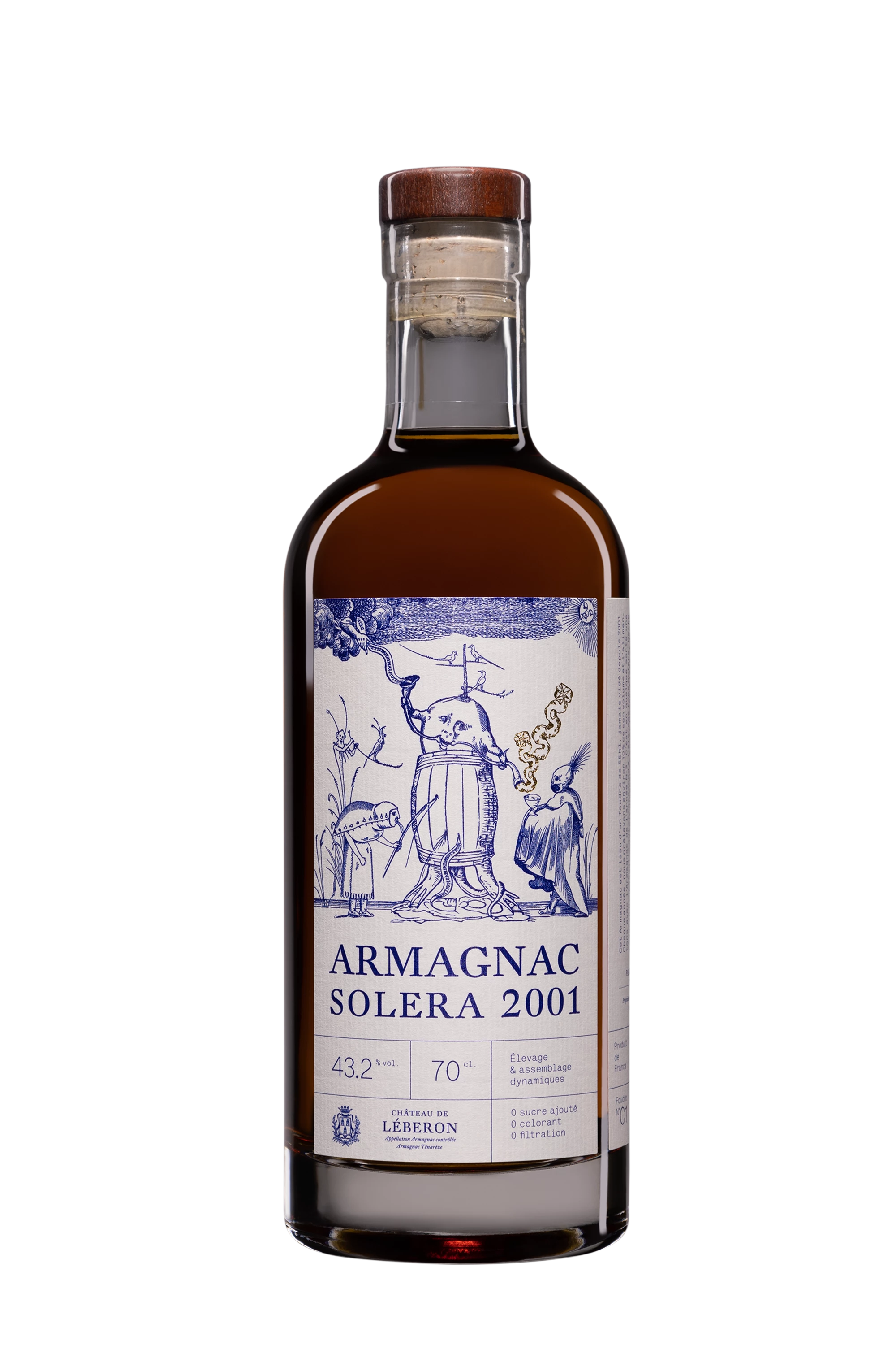 Château de Leberon - Armagnac-Ténazères "Solera 2001" 43.2°, 70cl