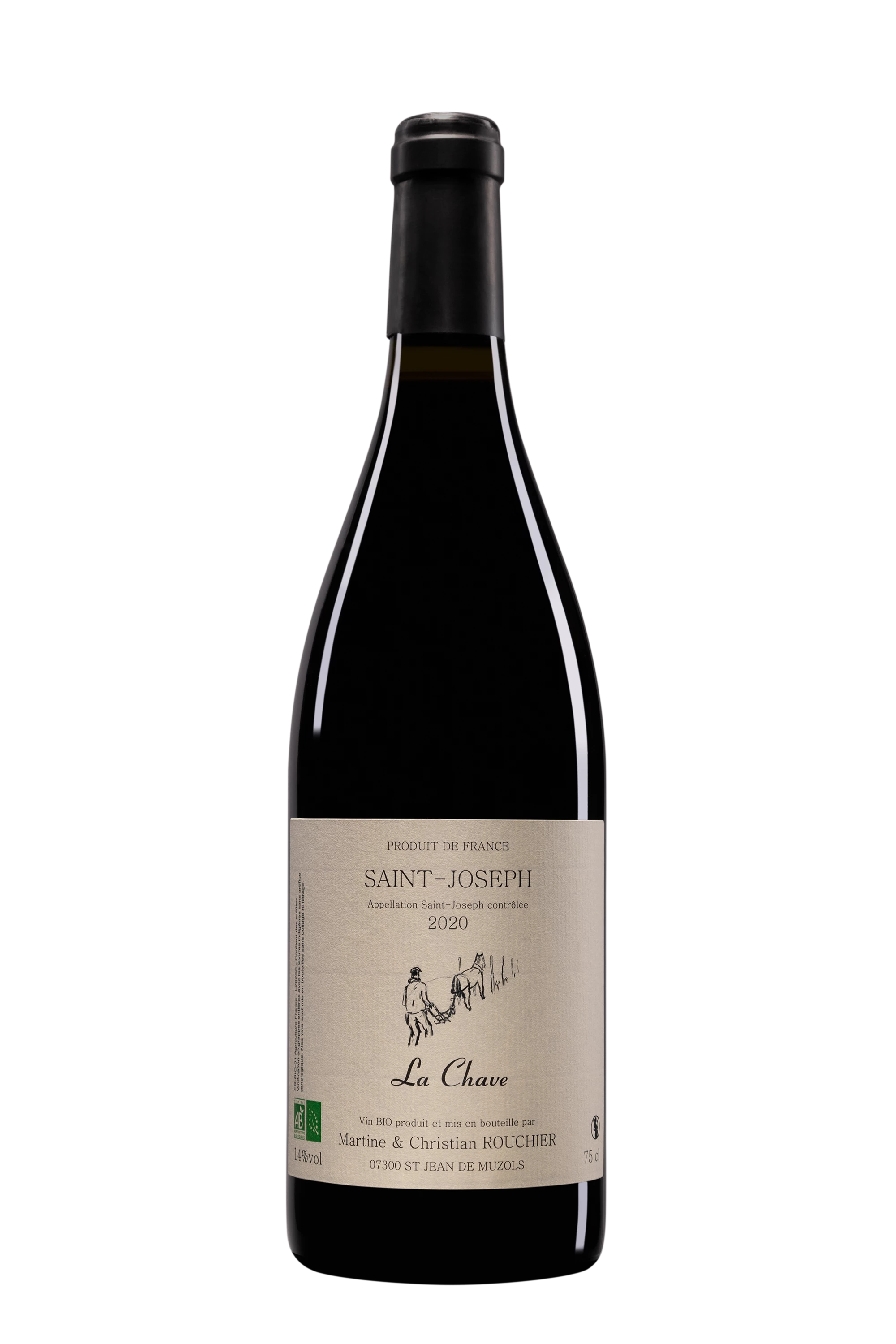Domaine Martine & Christian Rouchier - Saint-Joseph  "La Chave" Rouge 2020, 75cl