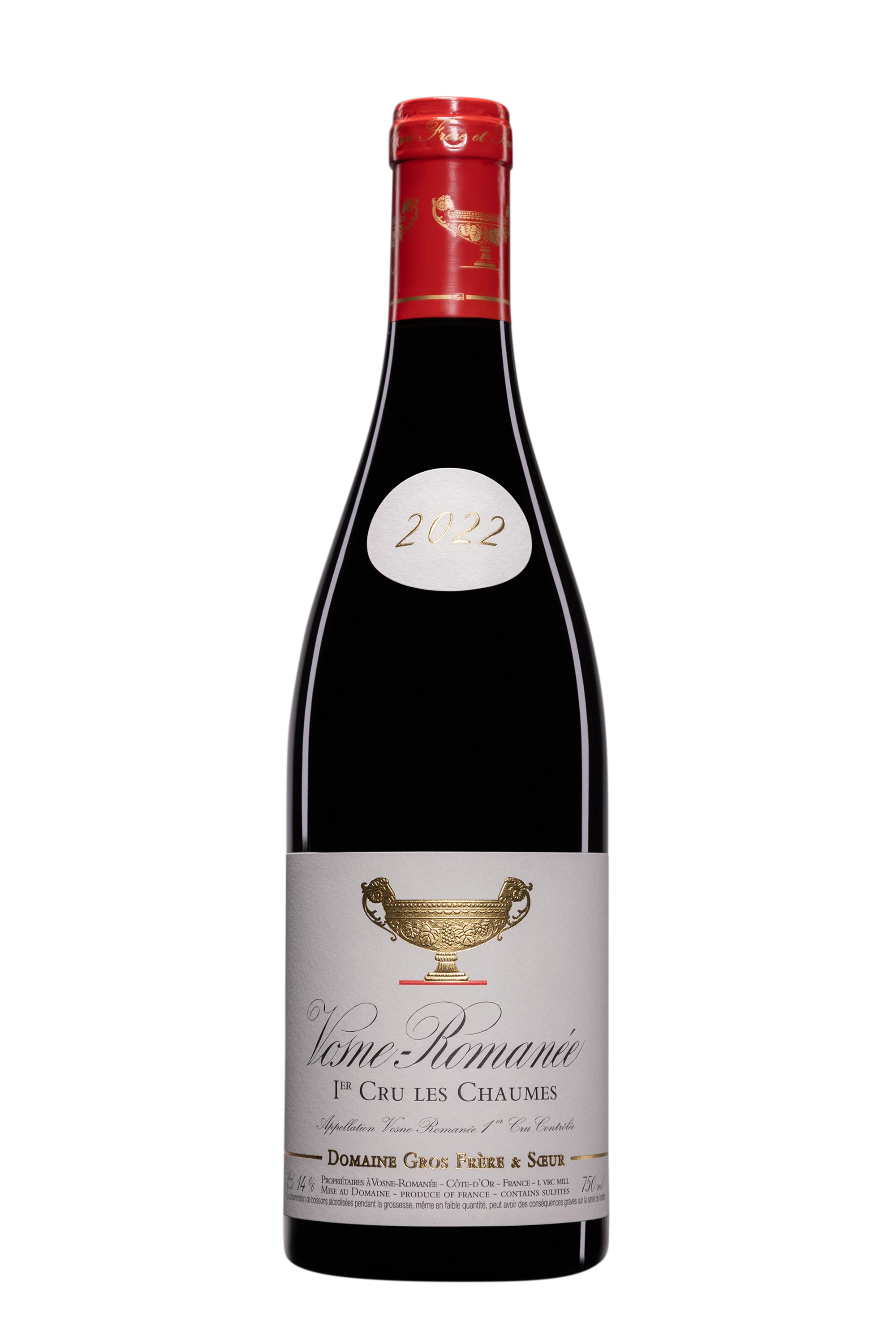 Domaine Gros Frère & Soeur - Vosne-Romanée 1er Cru "Les Chaumés" Rouge 2022 14°, 75cl