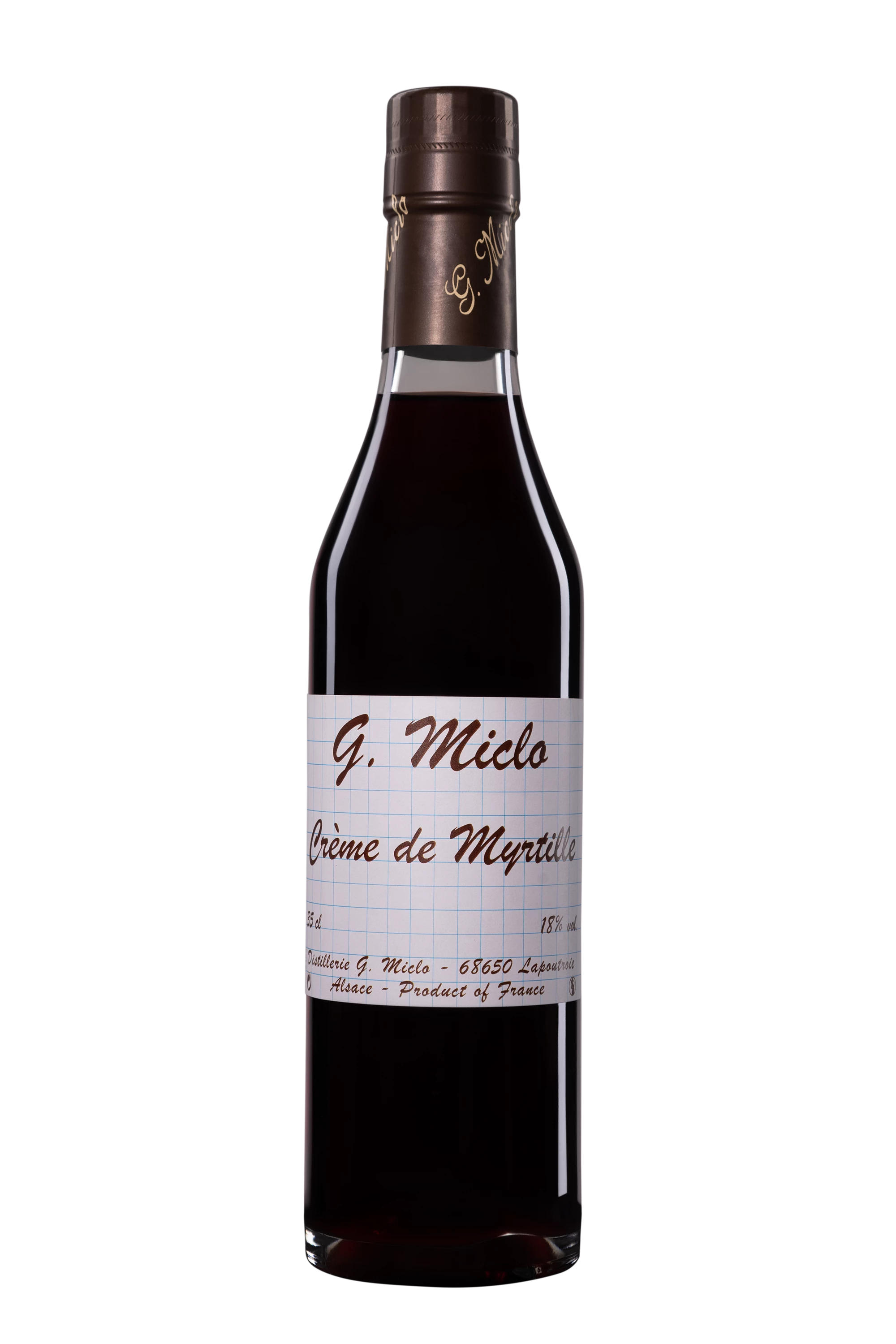 Distillerie Gilbert Miclo - Crème d'Alsace "Myrtille" 18° Giftbox, 35cl