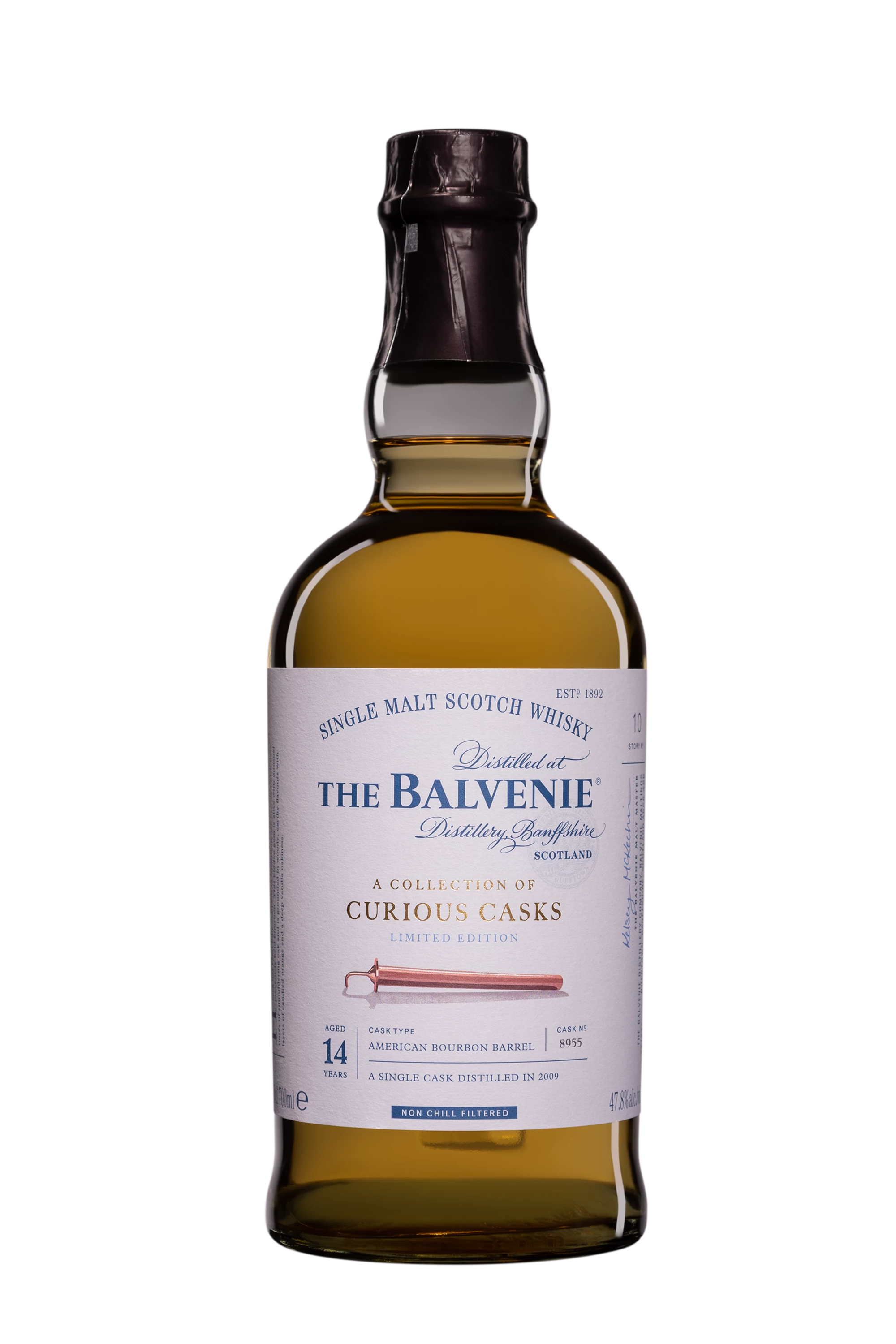 The Balvenie - Single Malt Scotch Whisky "14 Ans - A Collection of Curious Cask - American Bourbon Barrel" 2009 47.8° Giftbox, 70cl