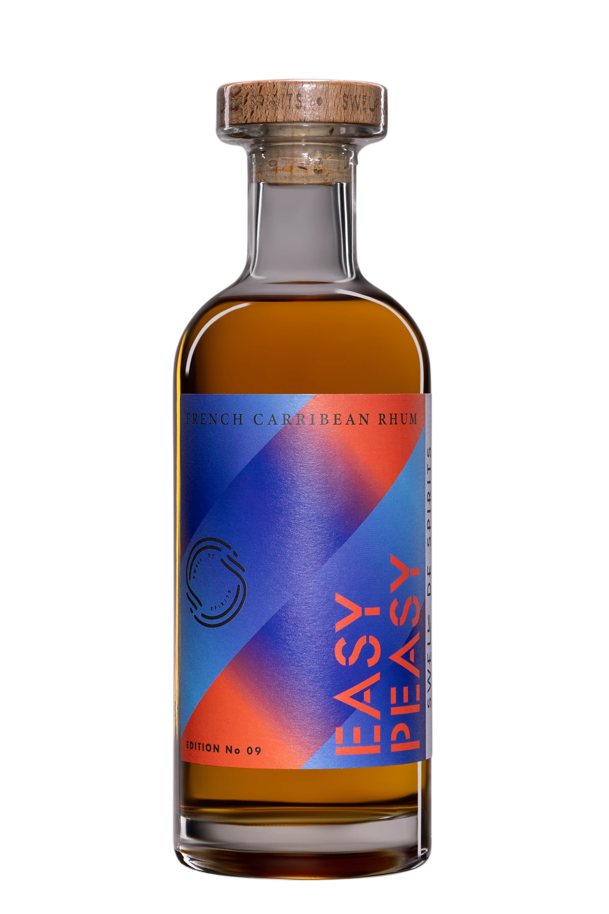 Swell de Spirits - Rhum de Mélasse de la Martinique "Easy Peasy Series N°9" Brun NV 54.1°, 50cl