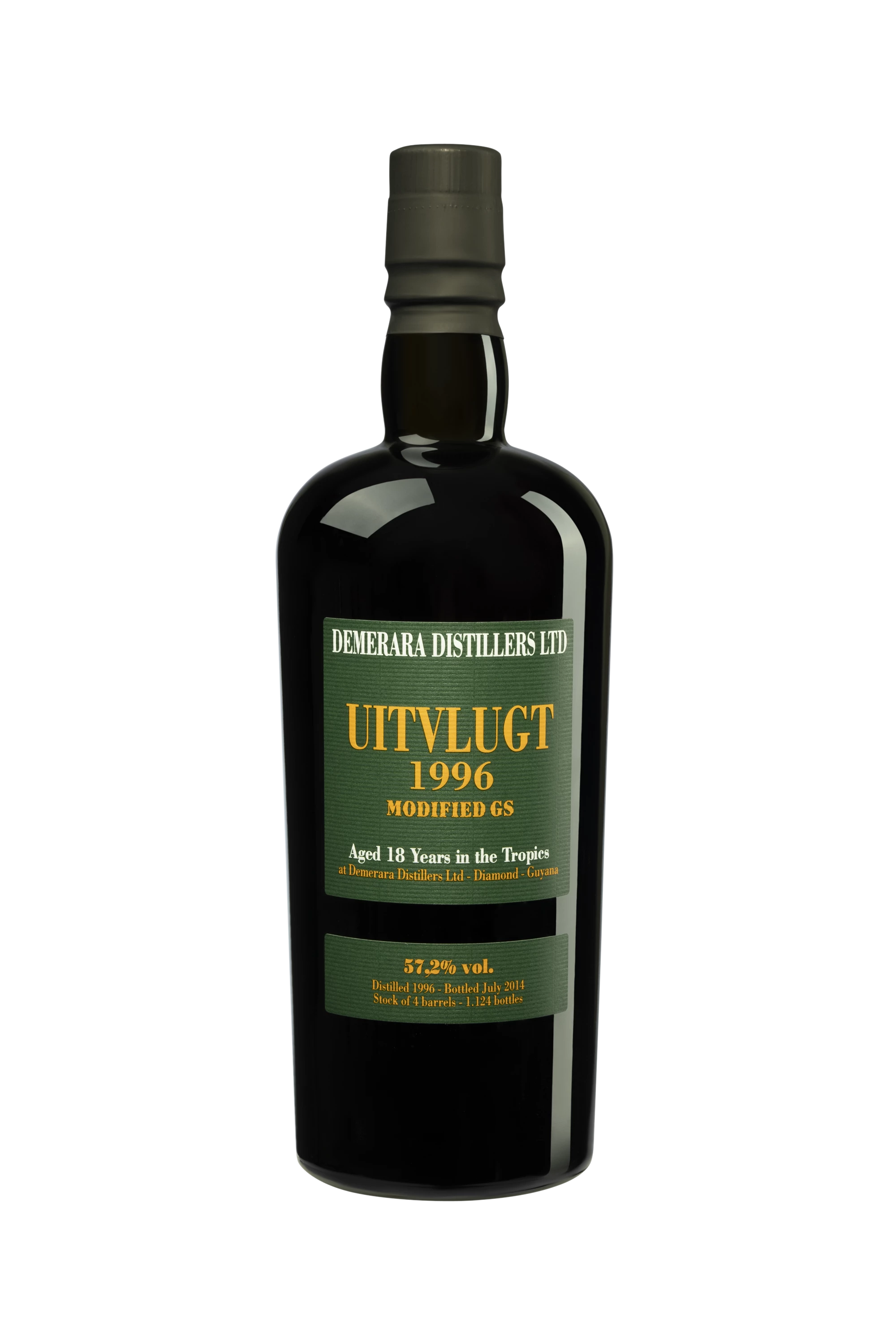 Vélier - Molasses British Guyana Rhum  "18 Ans Uitvlugt - Demerara Modified GS" Brun 1996 57.2° Giftbox, 70cl