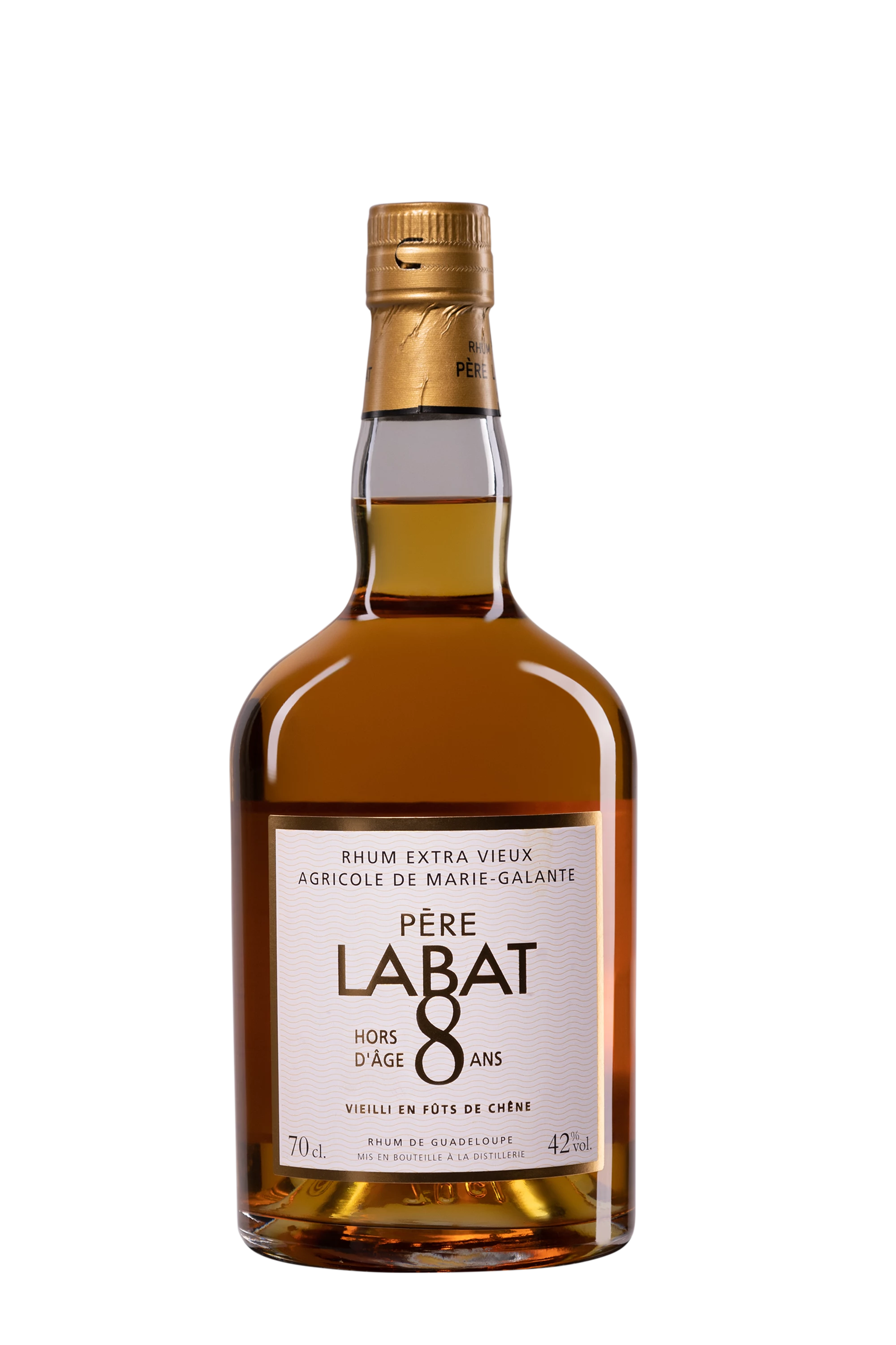 Père Labat - Rhum Vieux Agricole de Guadeloupe "8 Ans " Brun 42°, 70cl