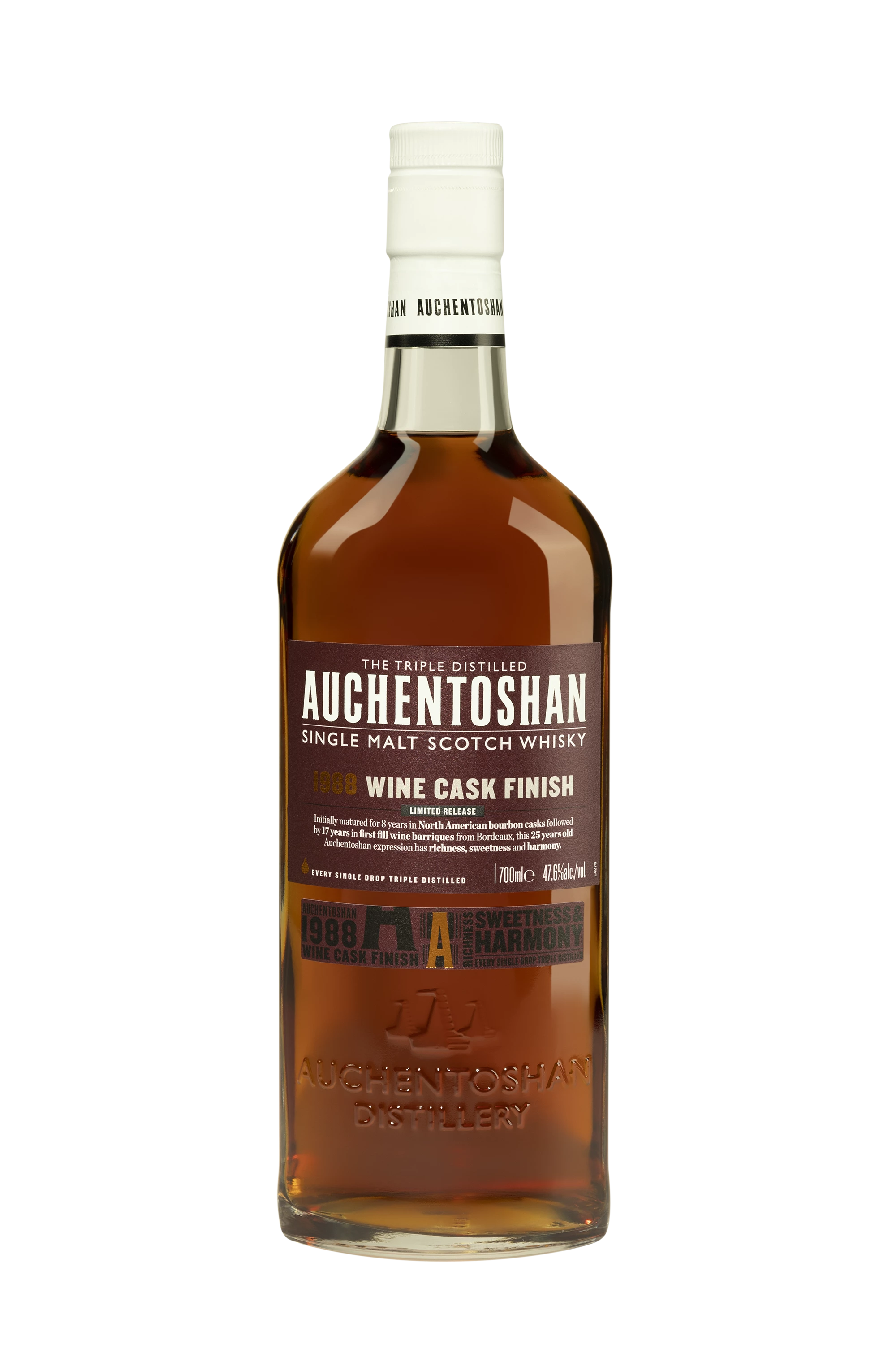 Auchentoshan - Single Malt Scotch Whisky "25 Ans" 1988 47.6° Giftbox, 70cl