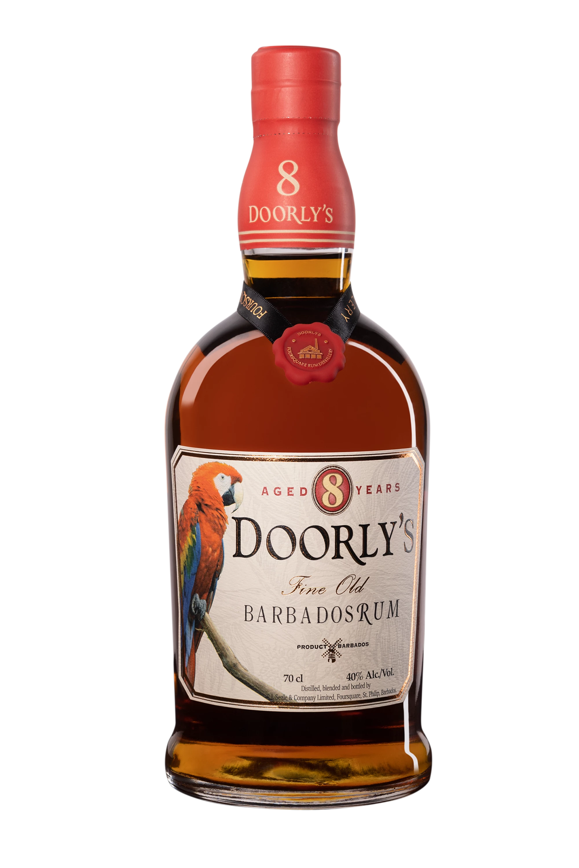 Foursquare - Molasses Barbados Rhum "8 Ans Doorly's" Brun 40°, 70cl