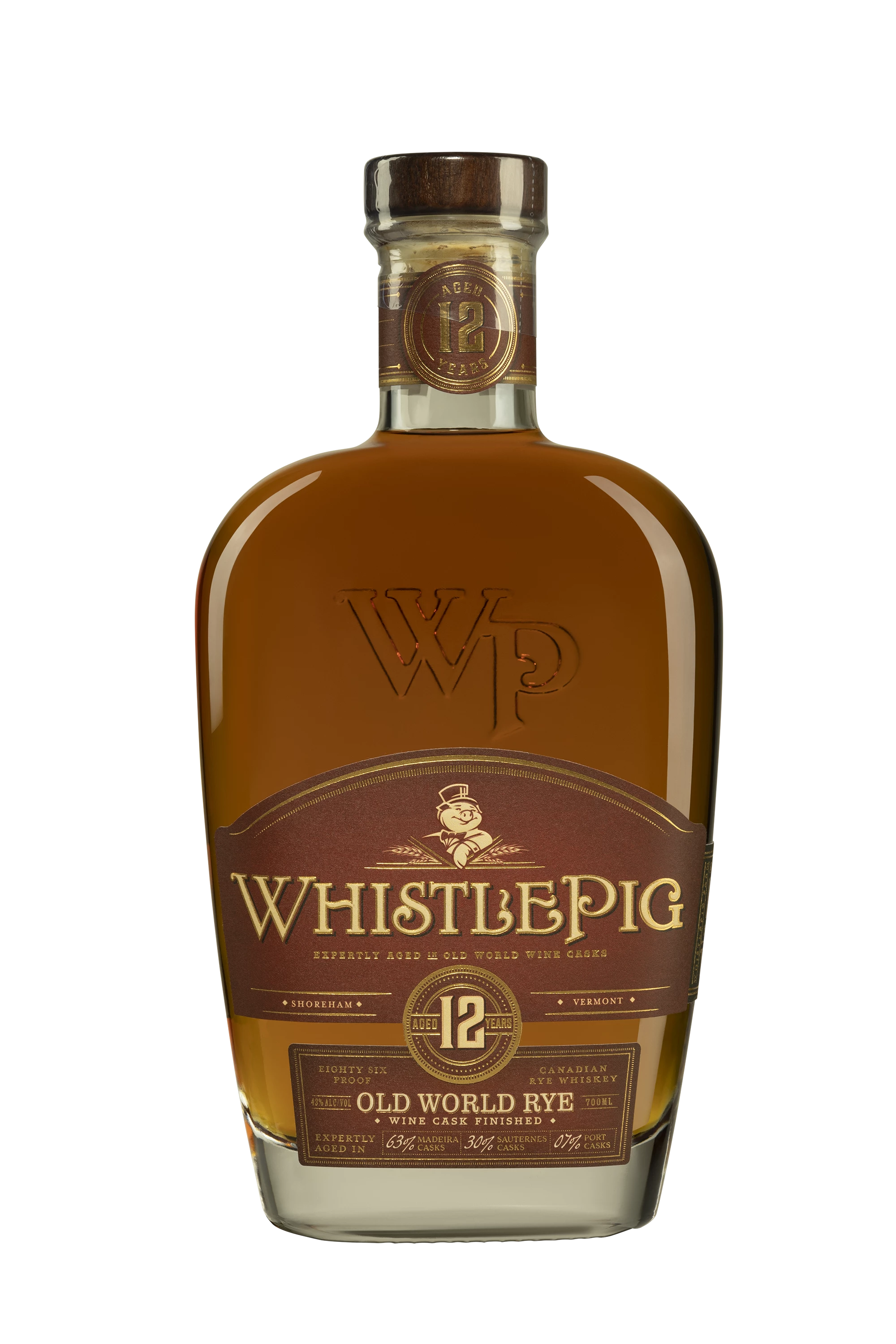Whistle Pig - Rye American Whisky "12 Ans" 43° Giftbox, 70cl