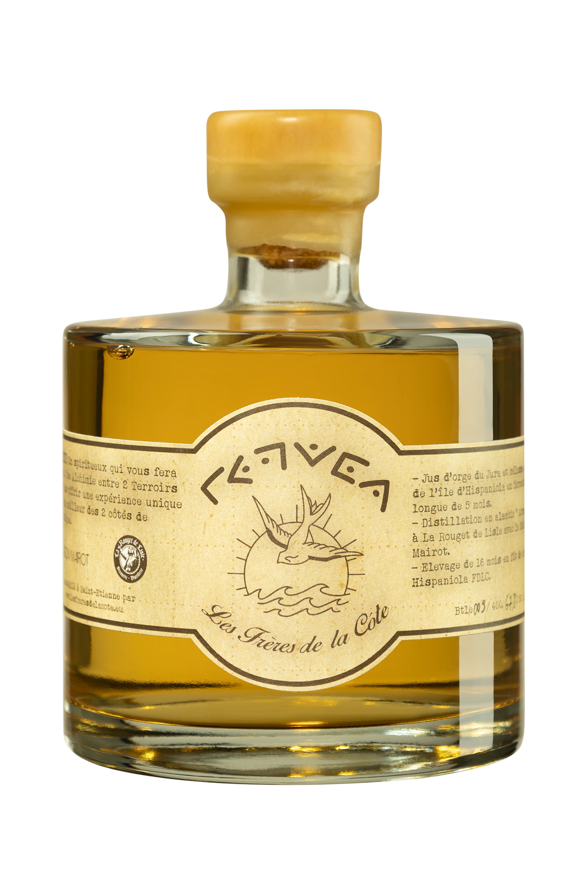 Les Frères de la Côte - Molasses Dominican Rhum - Single Malt Scotch Whisky "Rumsky" 67.8°, 50cl