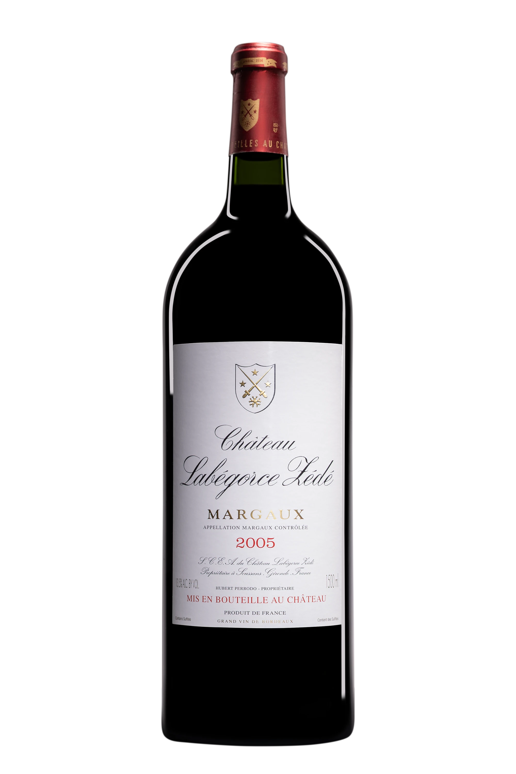 Château Labegorce-Zédé - Margaux "Premier Vin de Château Labegorce-Zédé" Rouge 2005 13.5° Wooden case, 150cl