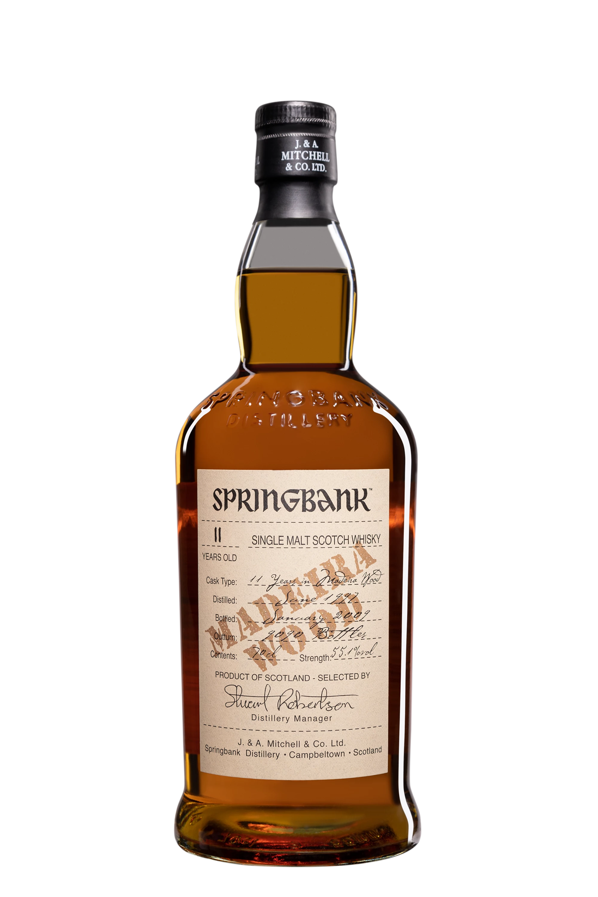 Springbank - Single Malt Scotch Whisky "11 Ans - Madeira Wood" 1997 55.1° Giftbox, 70cl