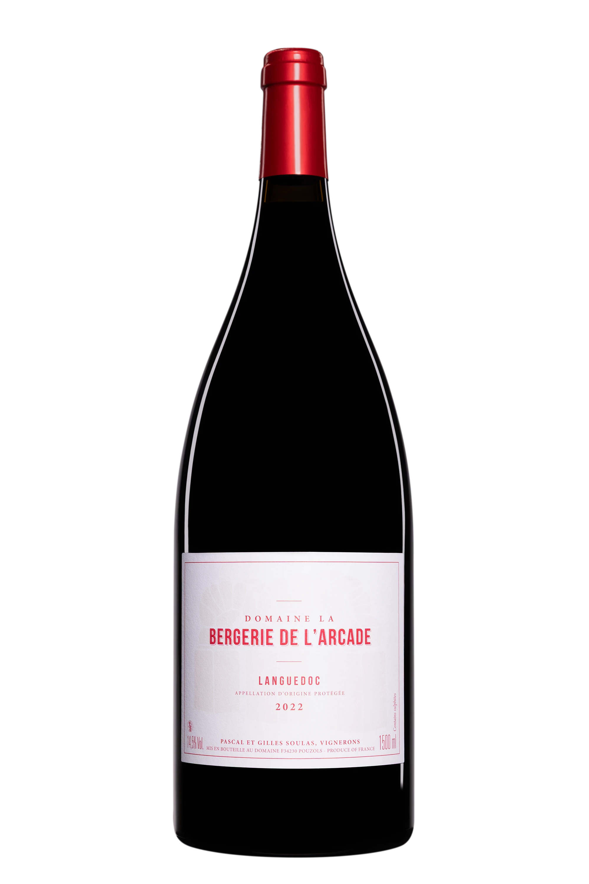 Domaine la Bergerie de l'Arcade - Languedoc Rouge 2022, 150cl