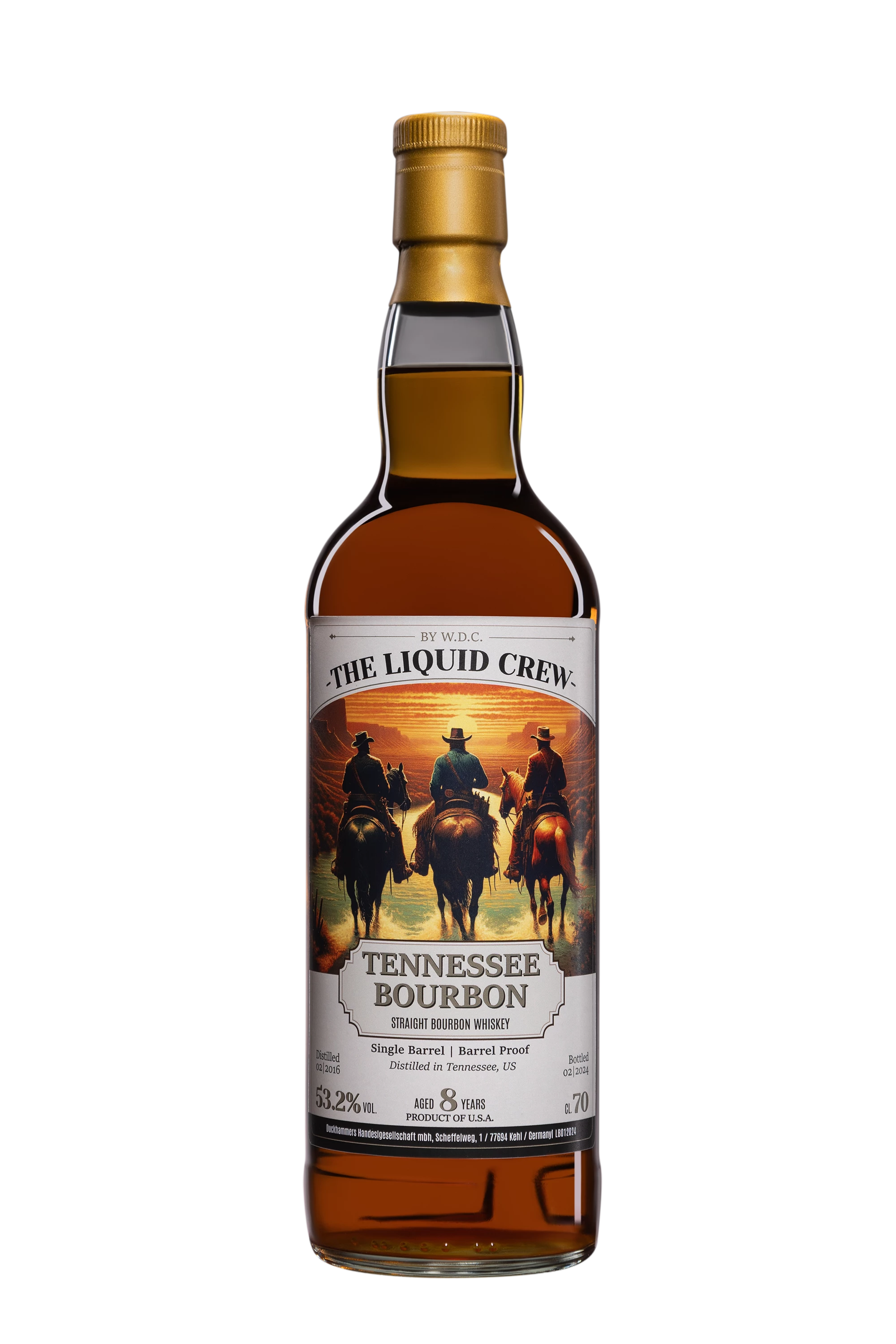 Wu Dram Clan - Tennessee Bourbon "8 Ans" 53.2° 2016, 70cl