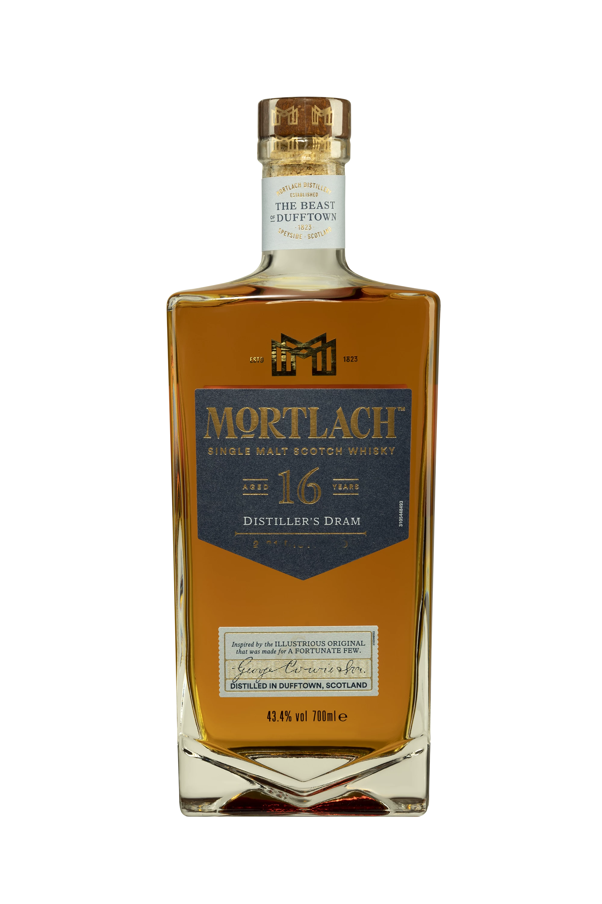 Mortlach - Single Malt Scotch Whisky "16 Ans - Distiller's Dram" 43.4° Giftbox, 70cl