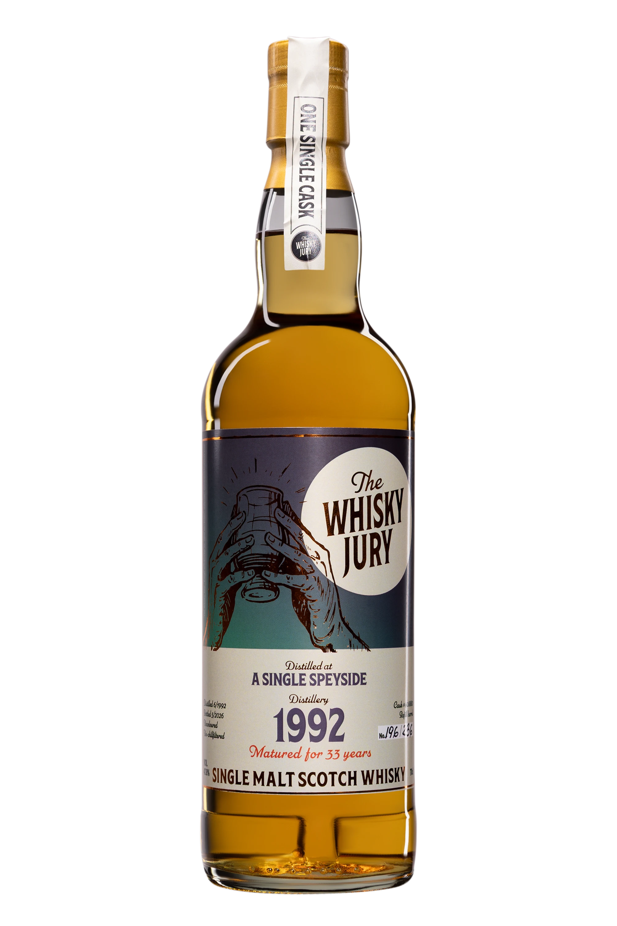 The Whisky Jury - Single Malt Scotch Whisky "33 Ans - Secret Speyside" Brun 1992 47.8°, 70cl