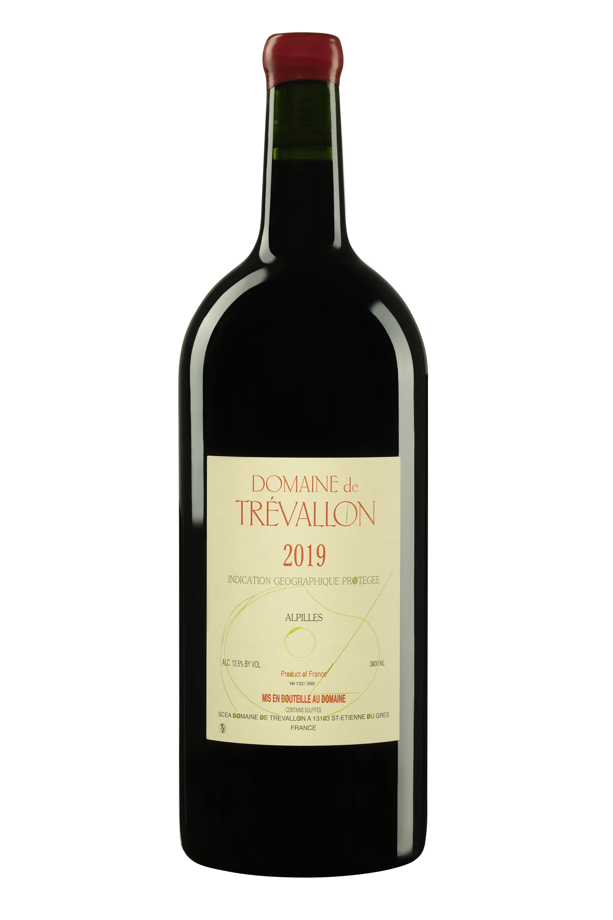 Domaine de Trévallon - Vin de Pays des Alpilles Rouge 2019, 300cl