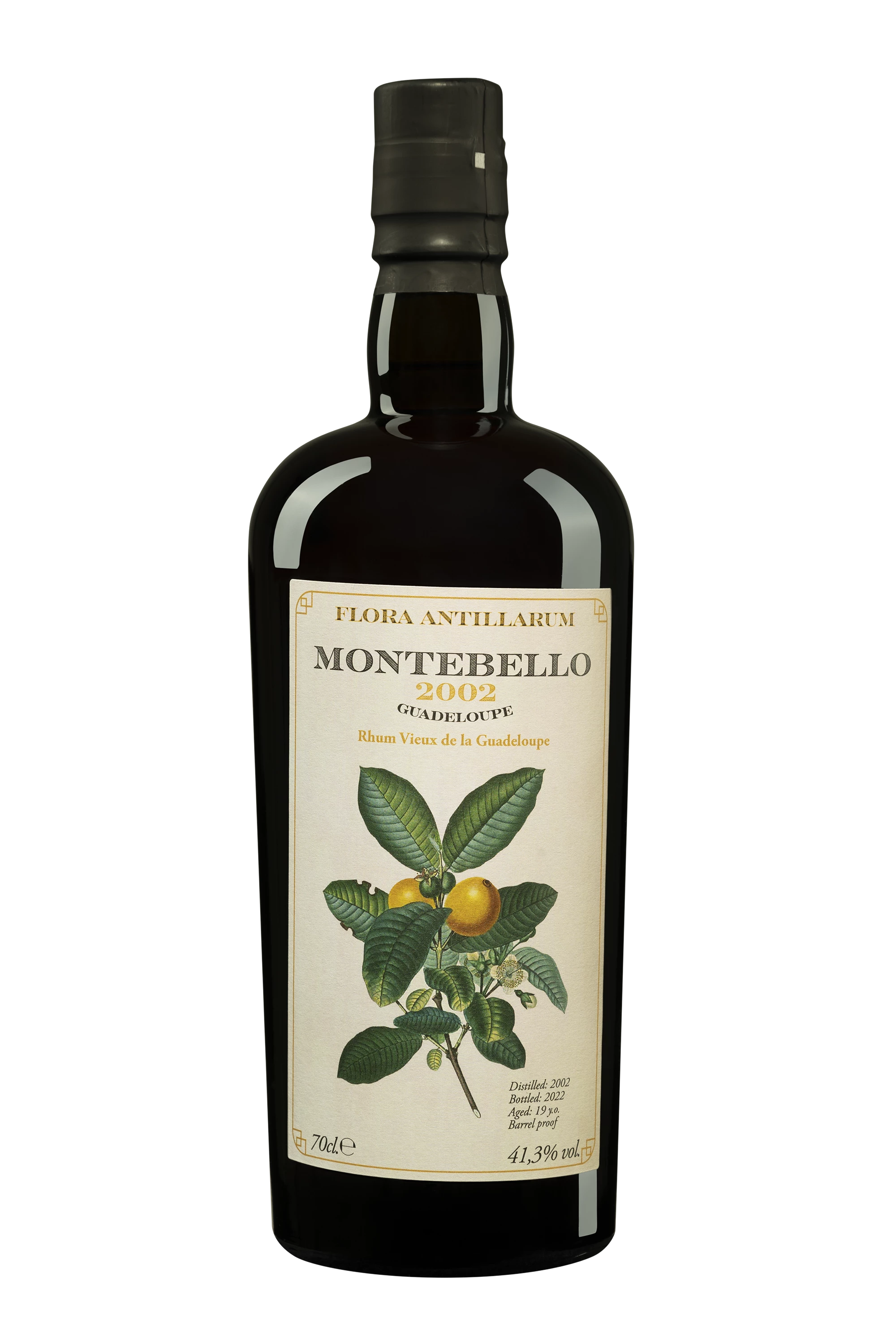 Velier - Rhum Vieux de Guadeloupe "19 Ans Montebello - Flora Antillarum" Brun 2002 41.3° Giftbox, 70cl