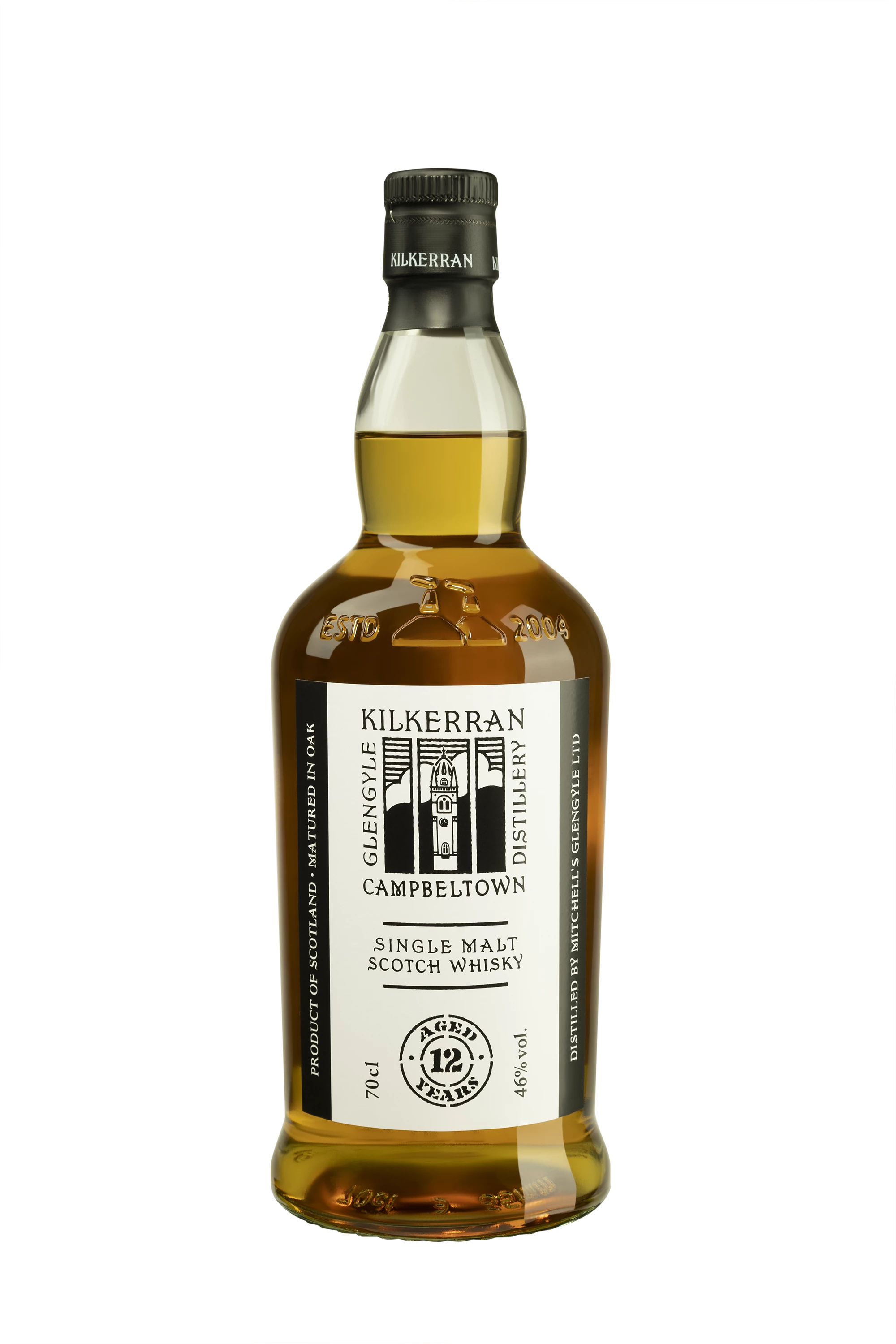 Kilkerran - Single Malt Scotch Whisky "12 Ans" 46°, 70cl