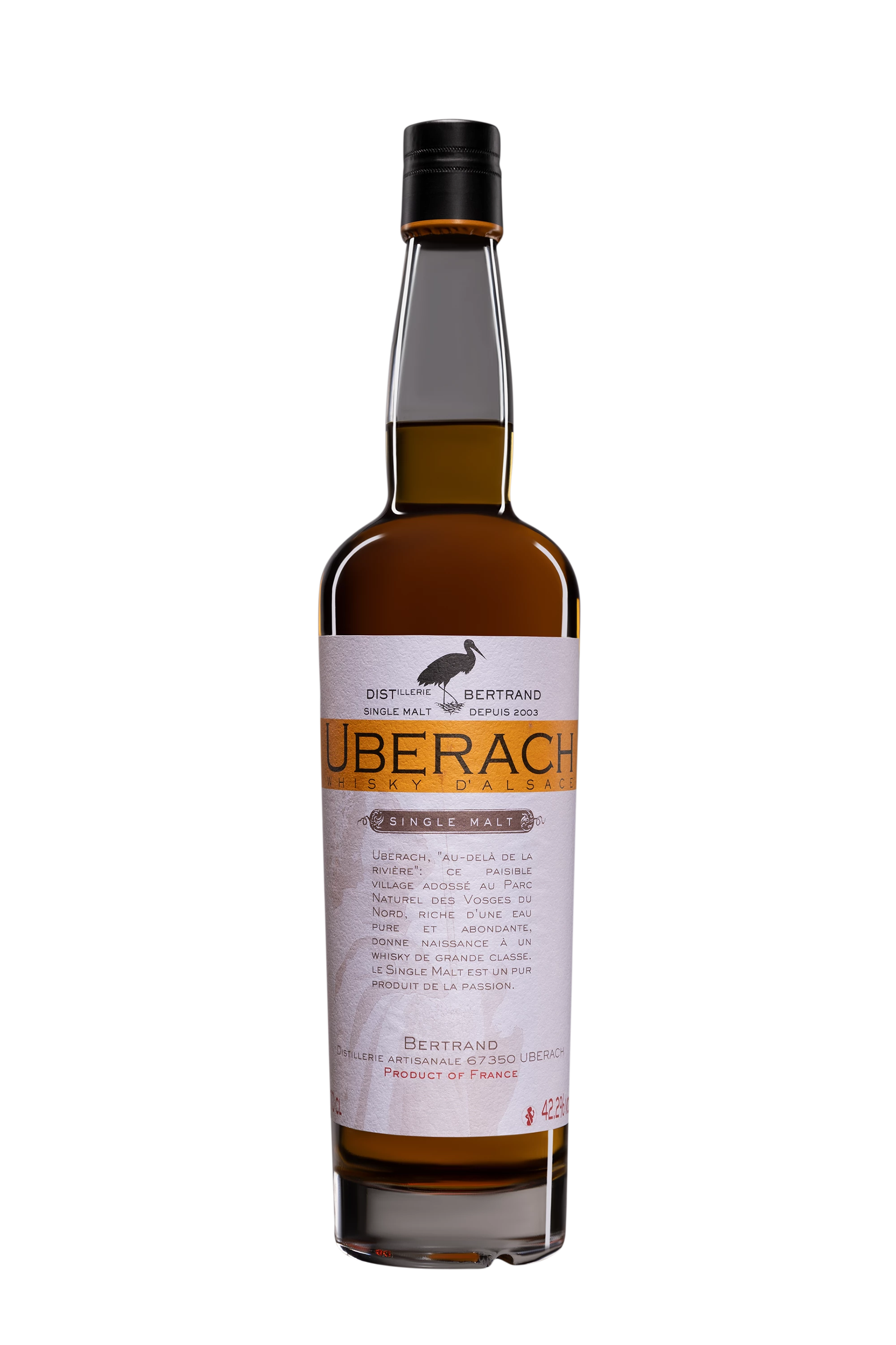 Distillerie Bertrand - Single Malt French Whisky "Whisky d'Alsace" 42.2° Giftbox, 70cl
