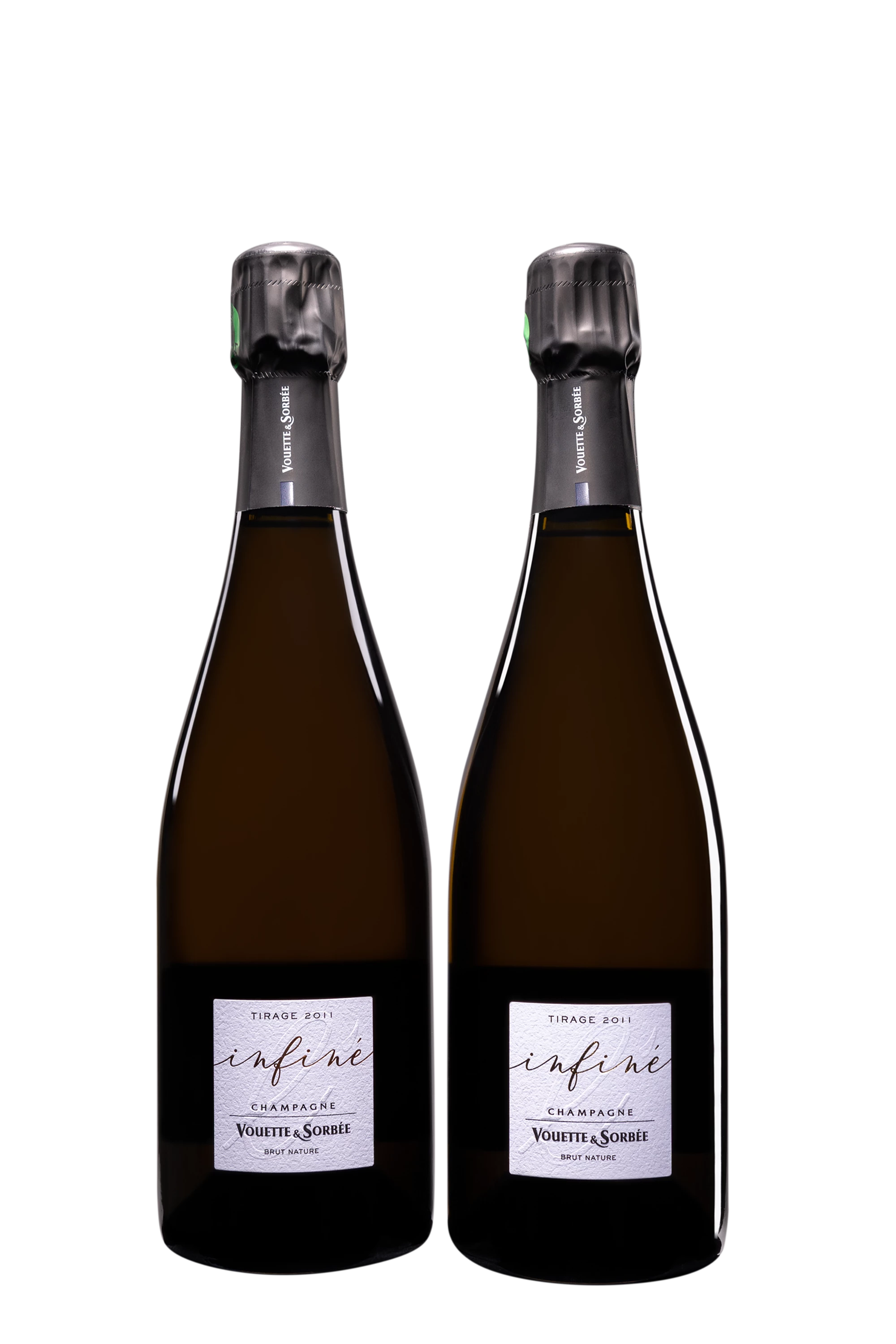 Domaine Vouette & Sorbée - Champagne Brut Nature "Coffret Infiné" Blanc 2011 12°, 150cl