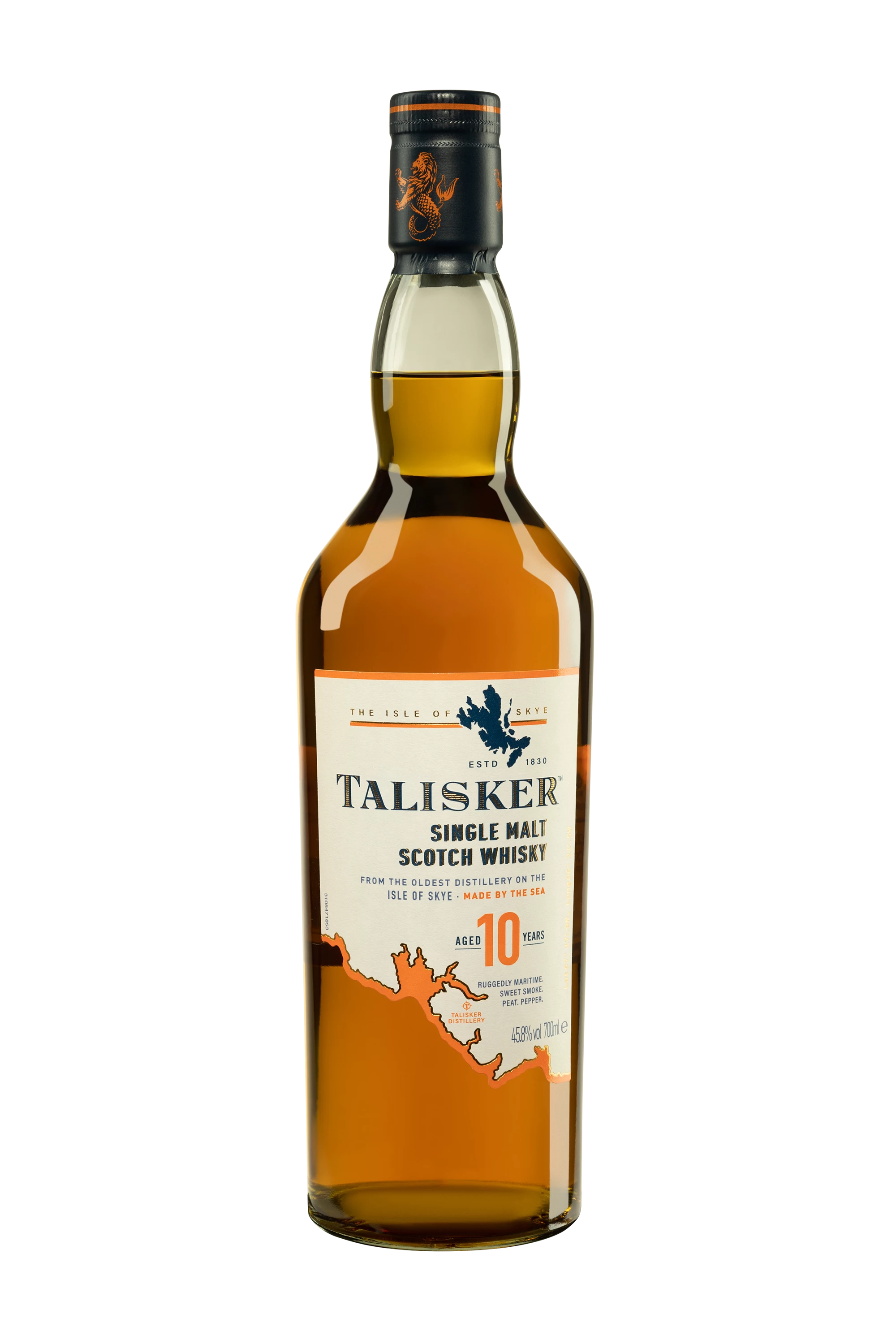 Talisker - Single Malt Scotch Whisky "10 Ans" 45.8° Giftbox, 70cl