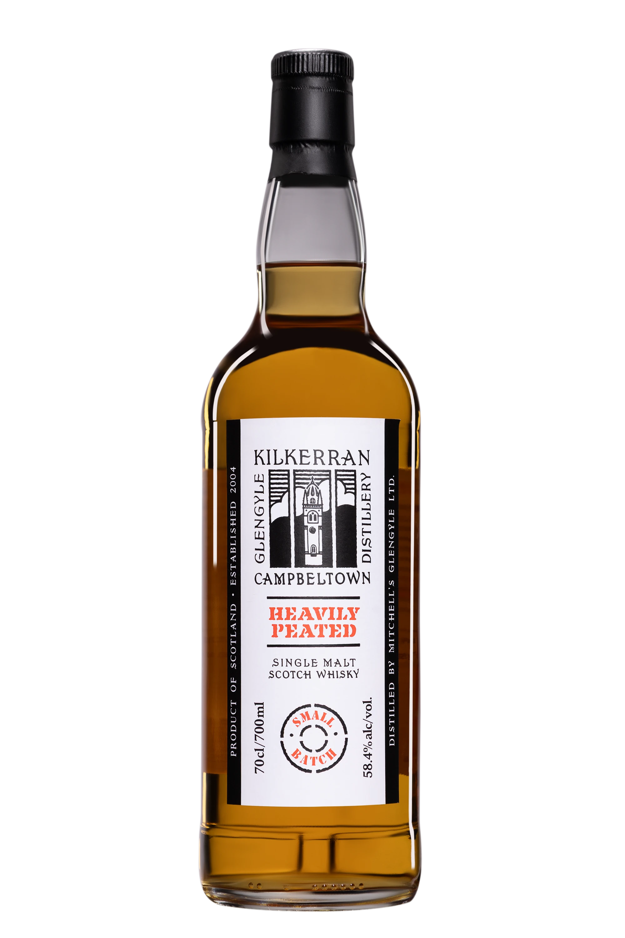 Kilkerran - Single Malt Scotch Whisky "Heavily Peated - Batch 12" Brun NV 58.4°, 70cl