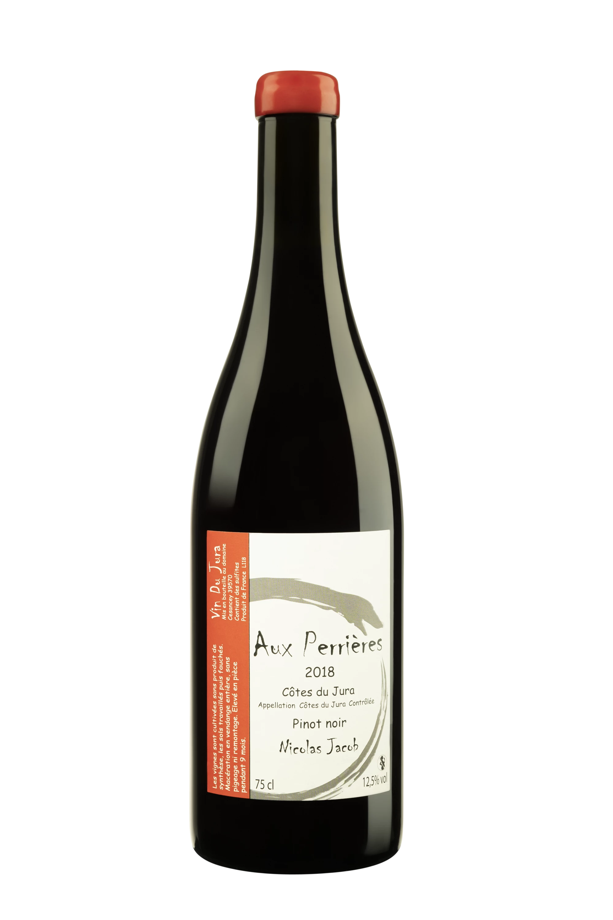 Domaine Nicolas Jacob - Côtes du Jura "Aux Perrières" Rouge 2018, 75cl