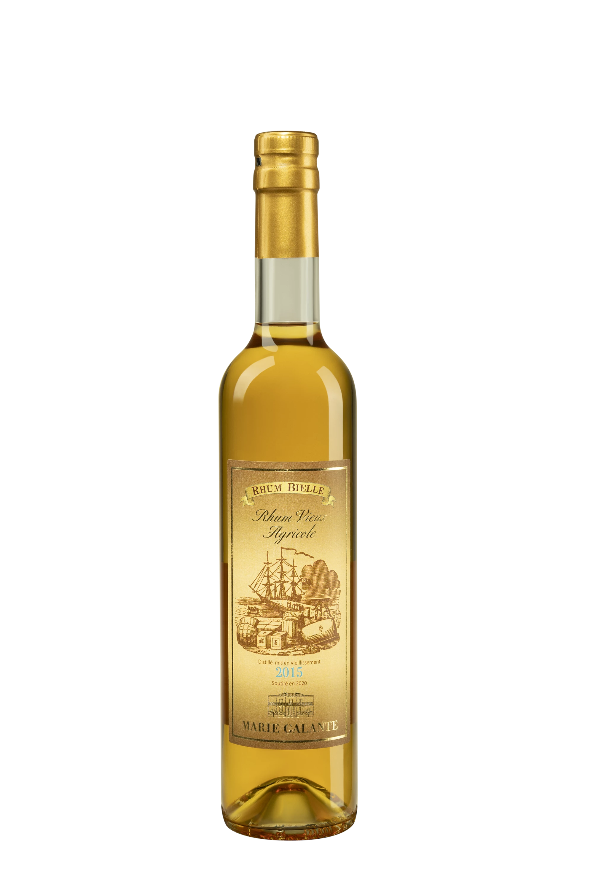 Bielle - Rhum Agricole de Guadeloupe "5 Ans" Brun 2015 42° Giftbox, 50cl