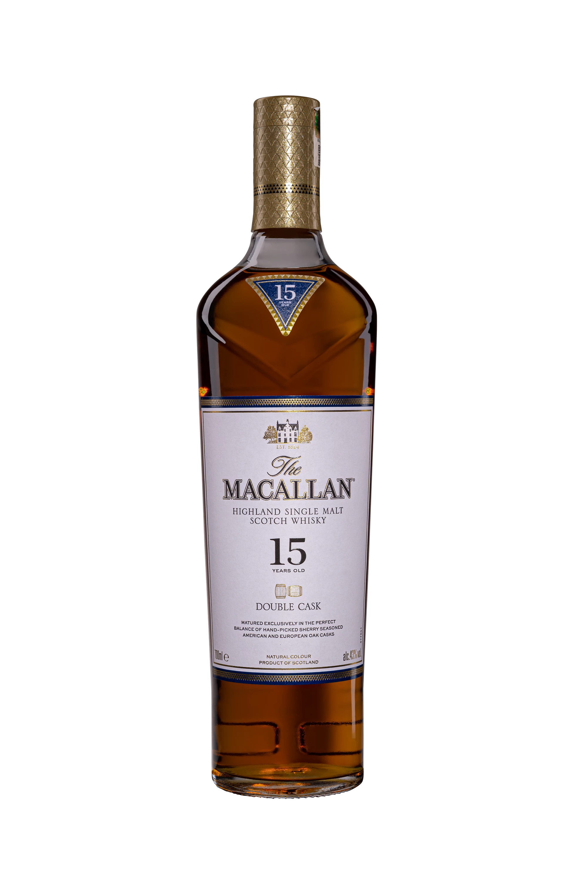 The Macallan - Single Malt Scotch Whisky "15 Ans Double Cask - Release 2022" 43° Giftbox, 70cl