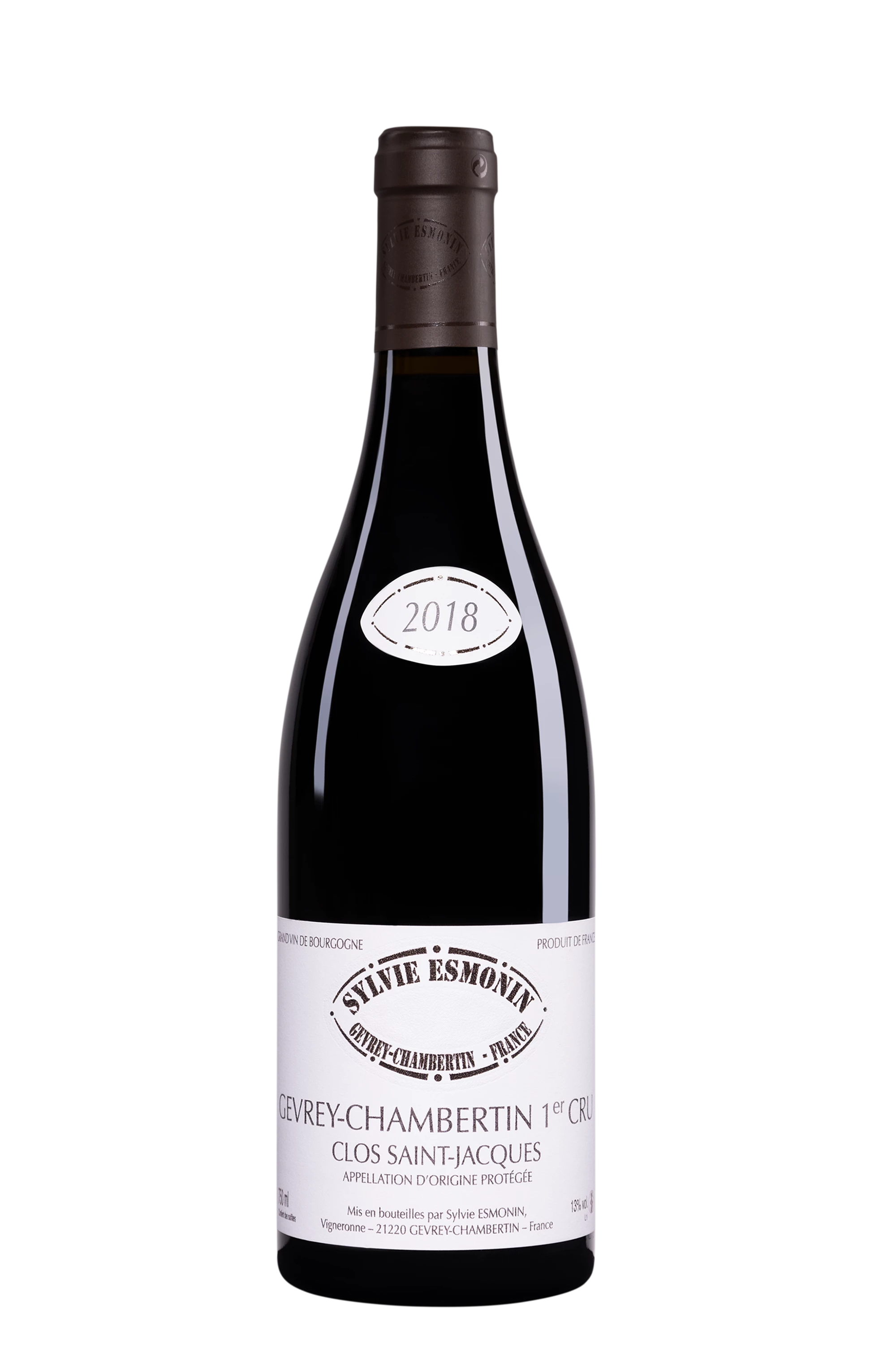 Domaine Sylvie Esmonin - Gevrey-Chambertin 1er Cru "Clos Saint Jacques" Rouge 2018, 75cl