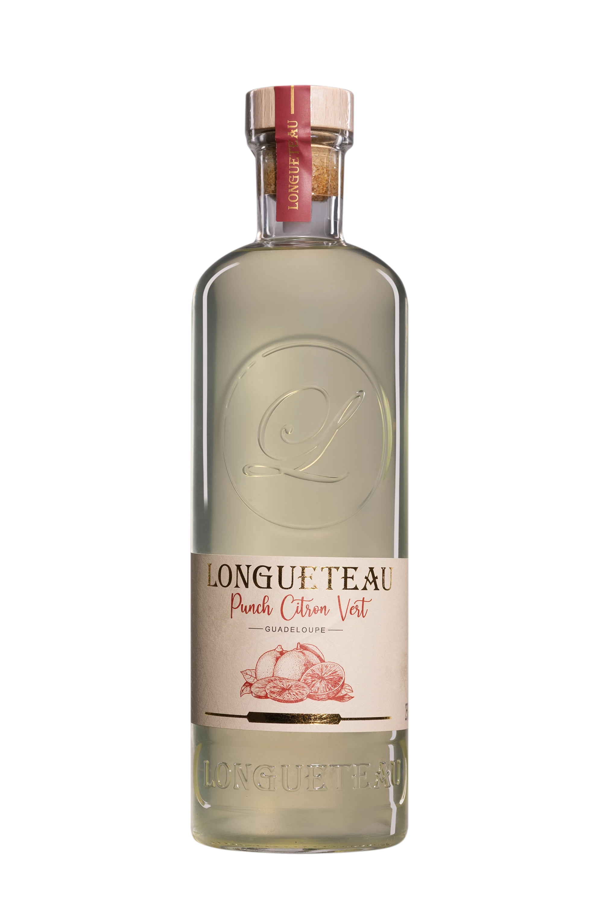 Longueteau - Punch au Rhum "Citron Vert" 25°, 100cl