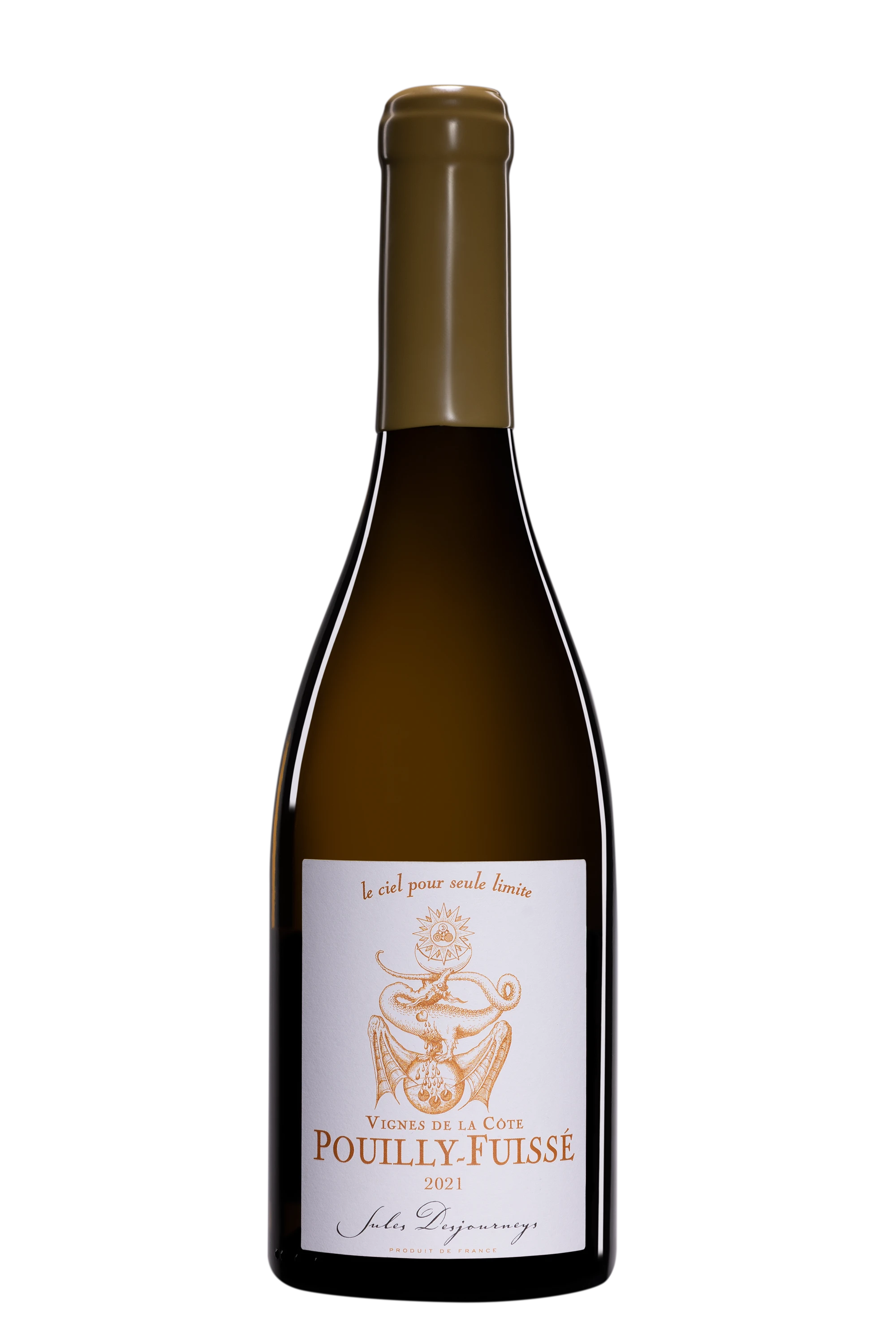 Domaine Jules Desjourneys - Pouilly-Fuissé Villages "Vignes de la Côte" Blanc 2021, 75cl
