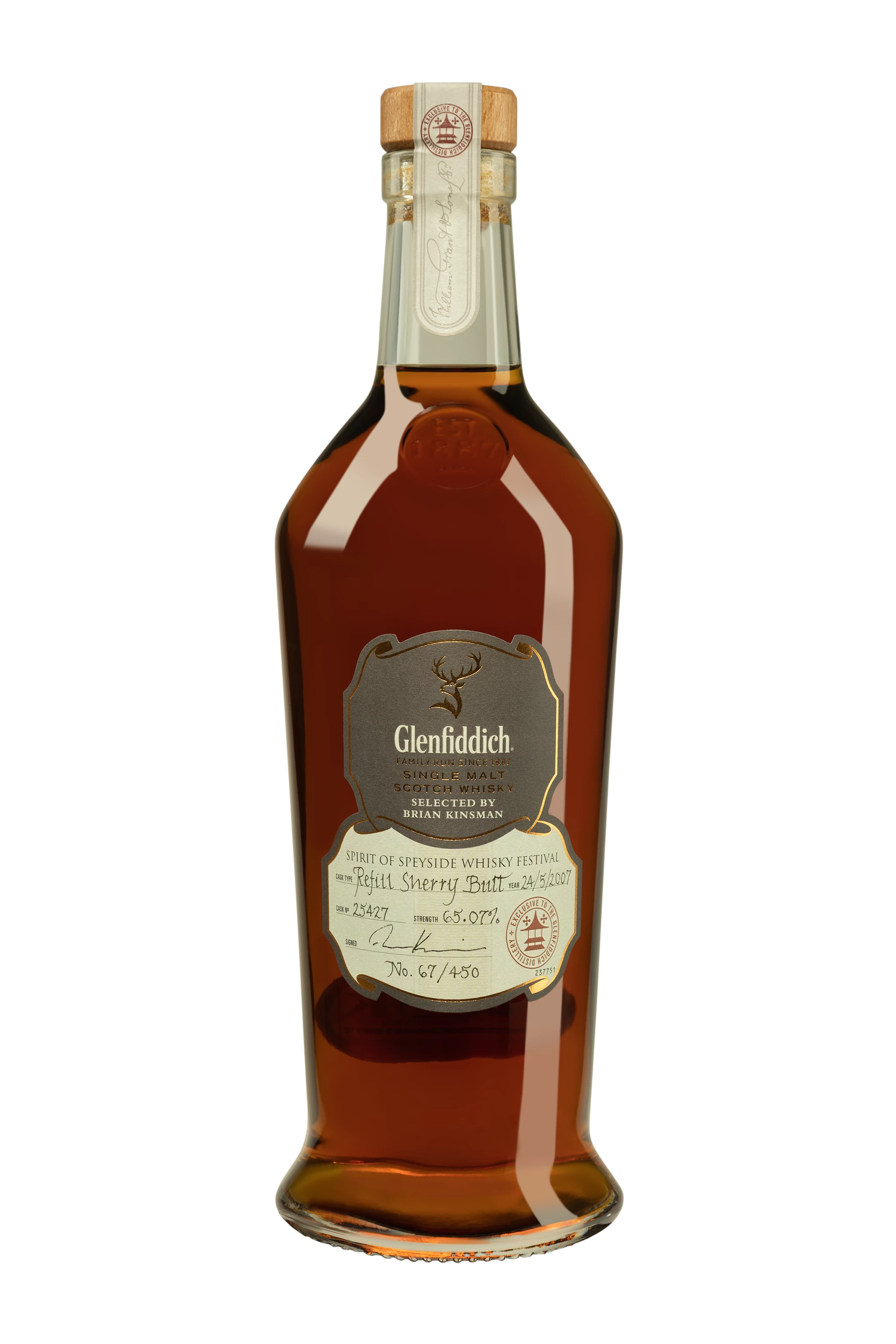 Glenfiddich - Single Malt Scotch Whisky "12 Ans Spirit of Speyside Whisky Festival - N°67" 65.07° Giftbox, 70cl