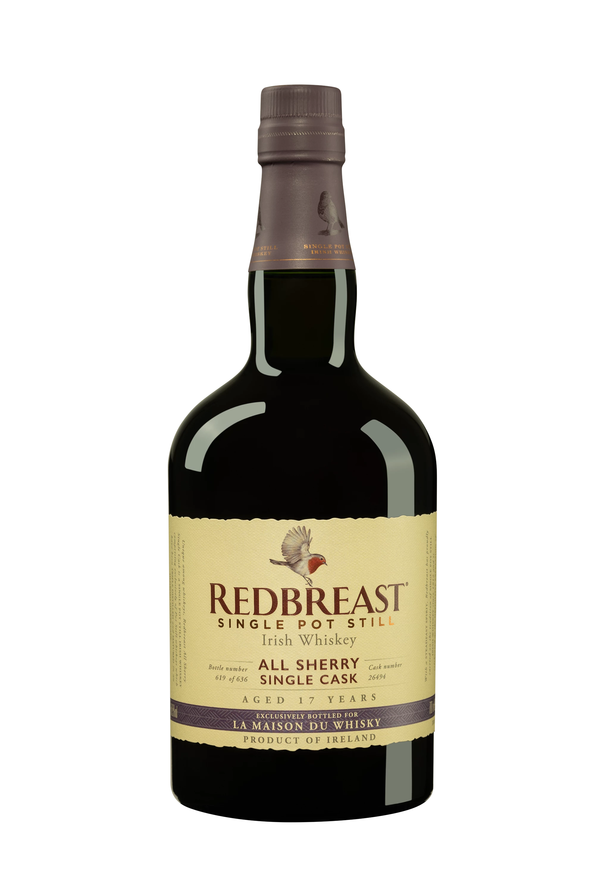 Midleton - Single Pot Irish Whisky "Redbreast - 17 Ans All Sherry Single Cask - French Connections" 2001 59.5° Giftbox, 70cl