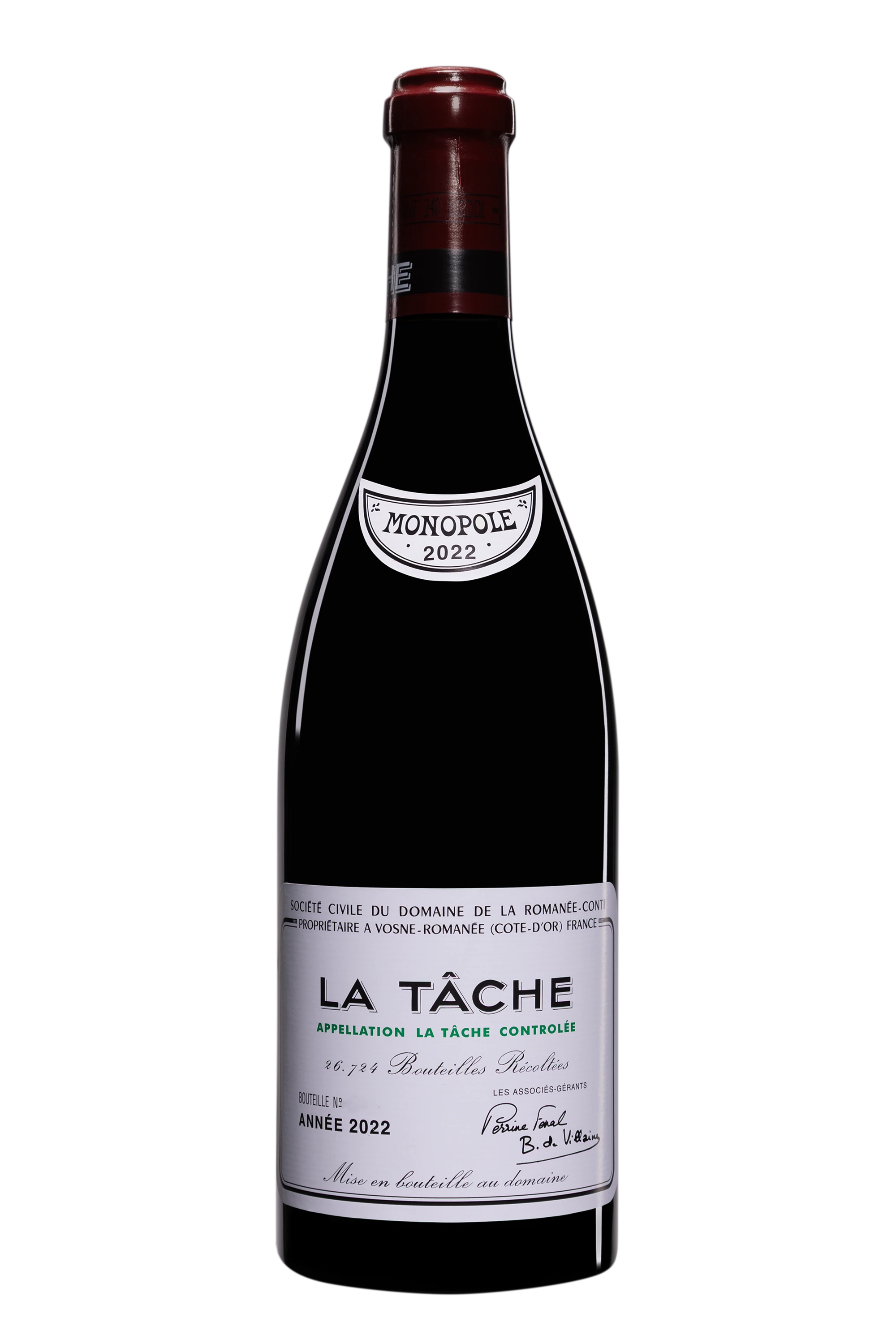 Domaine de la Romanée Conti - La Tâche Grand Cru "Monopole" Rouge 2022 13.5°, 75cl