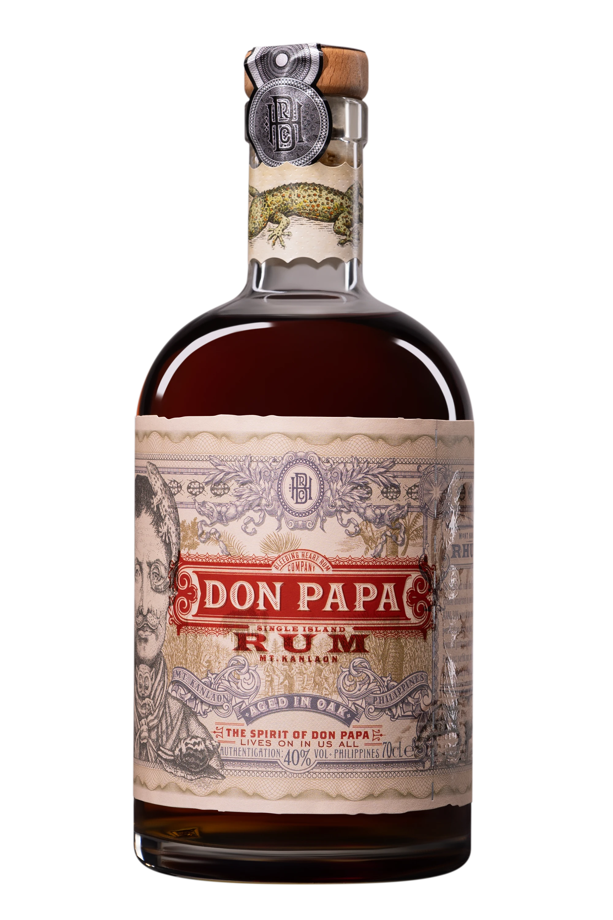 Don Papa - Rhum "Single Island" Brun NV 40°, 70cl