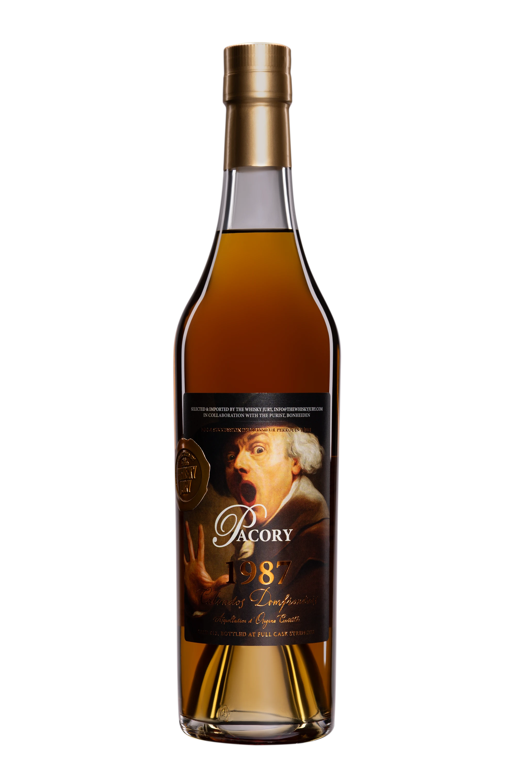 The Whisky Jury - Calvados Domfrontais "Perrouin" Brun 1987 44.4° Giftbox, 50cl