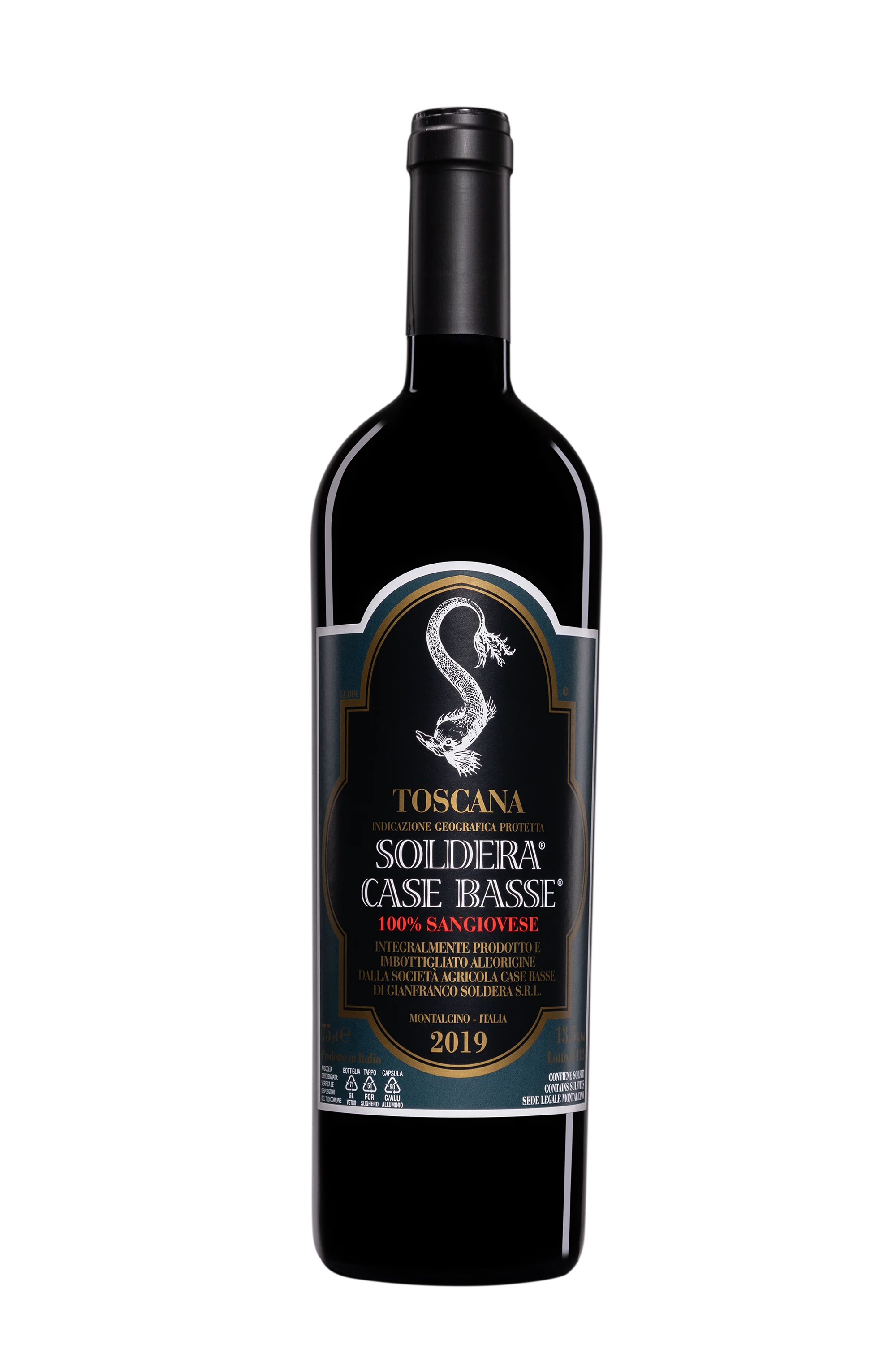 Azienda Agricola Case Basse di Gianfranco Soldera - Toscane "Soldera Case Basse 100% Sangiovese" Rouge 2019 13.5°, 75cl