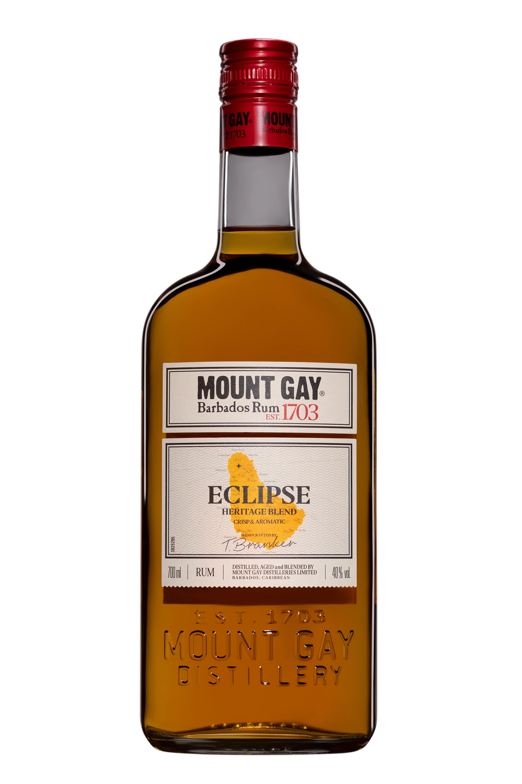 Mount Gay - Molasses Barbados Rhum "Eclipse" Brun NV 40°, 70cl