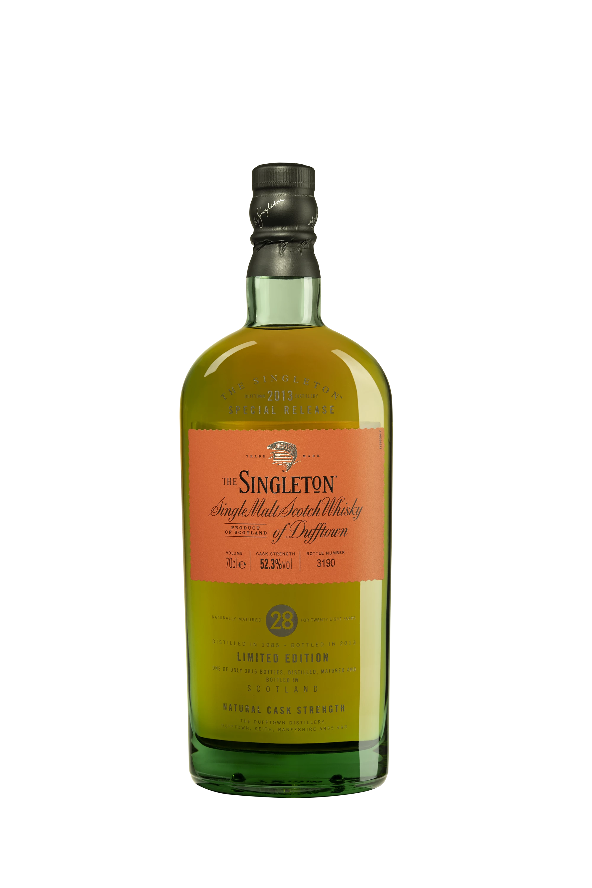 Dufftown - Single Malt Scotch Whisky "28 Ans The Singleton" 1985 52.3° Giftbox, 70cl