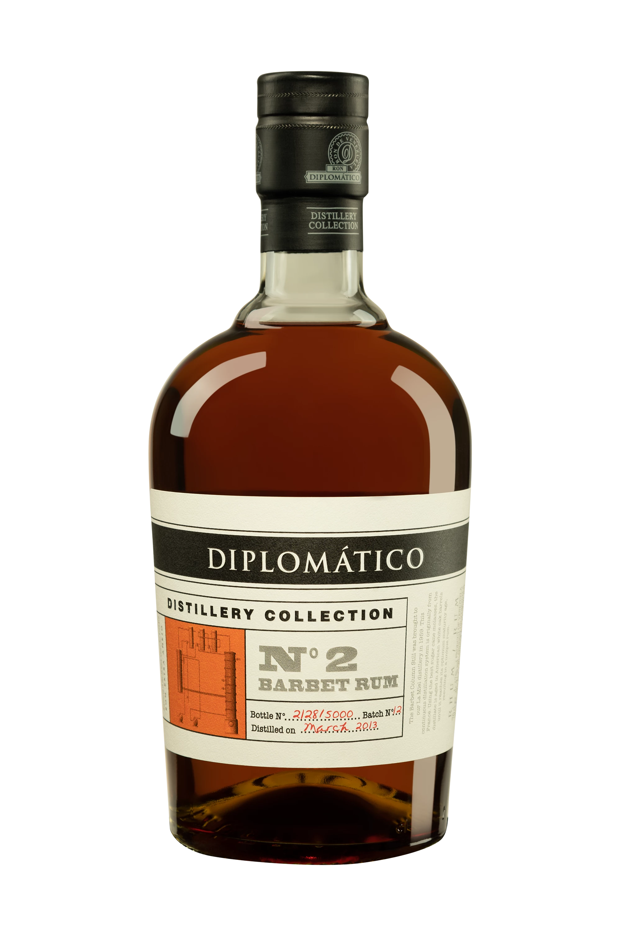 Diplomatico - Molasses Venezuelian Rhum "Collection N°2 : Barbet" Brun 47° Giftbox, 70cl