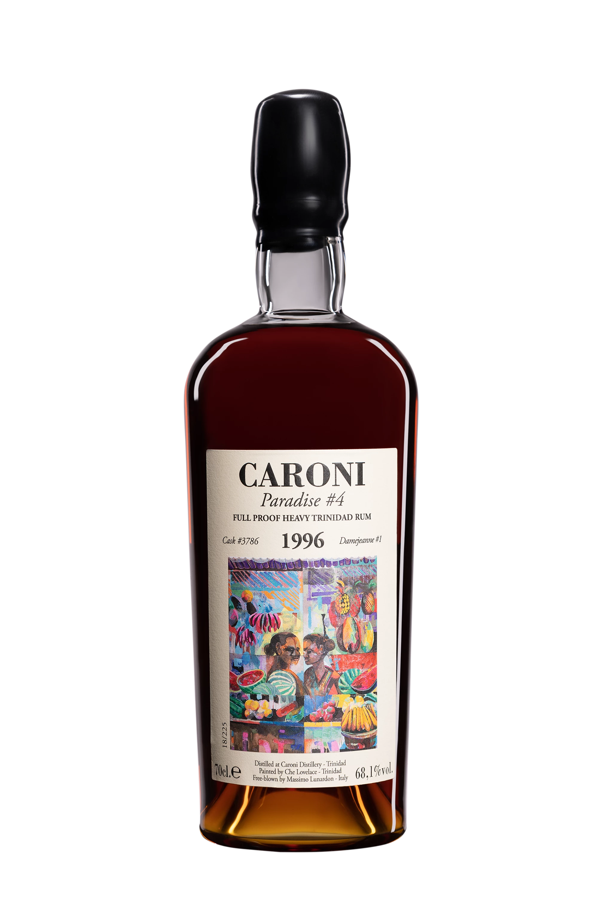 Vélier - Molasses Trinidadian Rhum "Caroni - Paradise 4" Brun 1996 68.1° Giftbox, 70cl