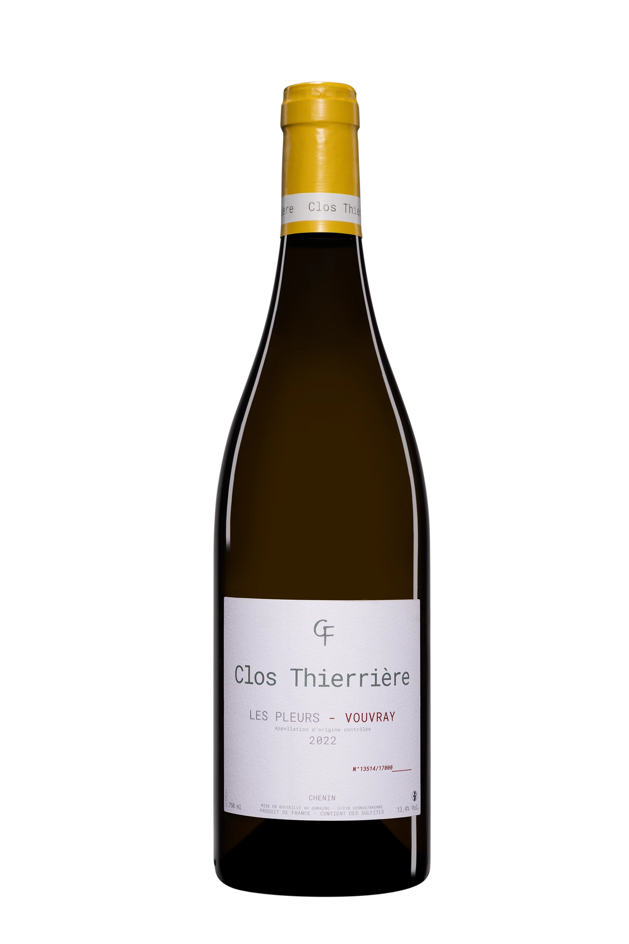 Clos Thierrière - Vouvray "Les Pleurs" Blanc 2022, 75cl