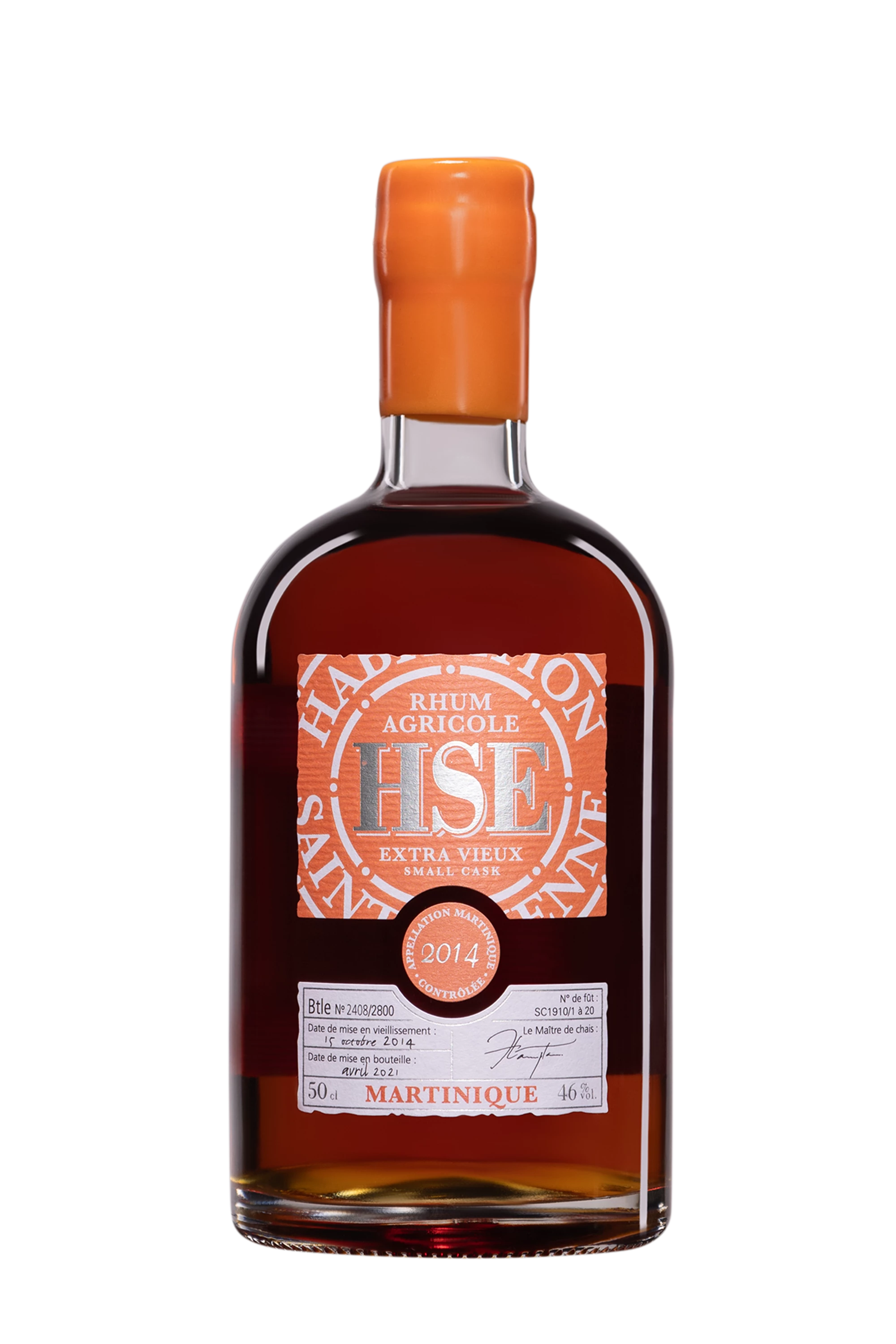 Habitation Saint Etienne - Extra-Vieux Rhum Agricole de Martinique "Small Cask" Brun 46° Giftbox, 50cl