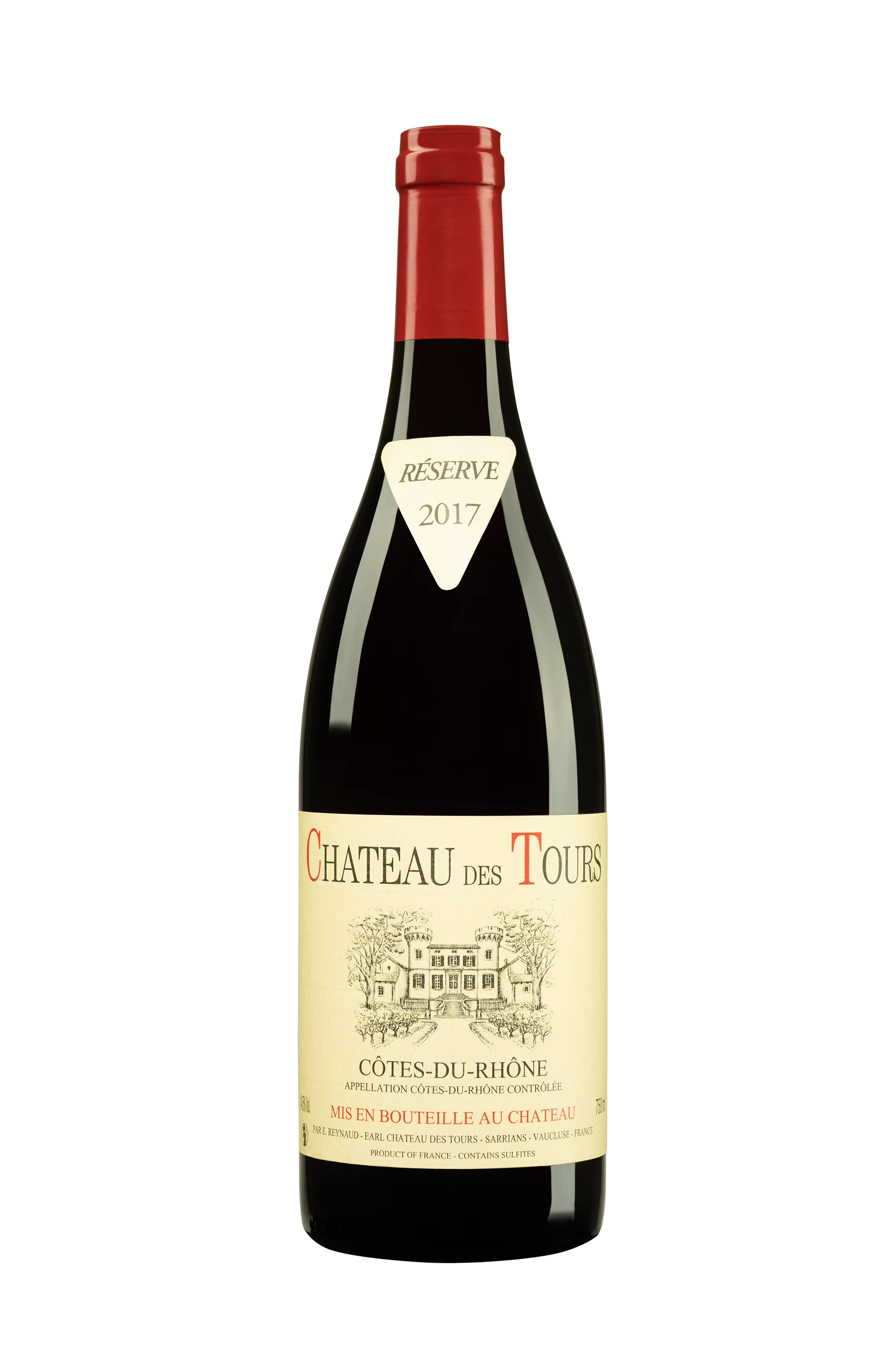 Château des Tours - Côtes du Rhône Rouge 2017 14.5°, 75cl