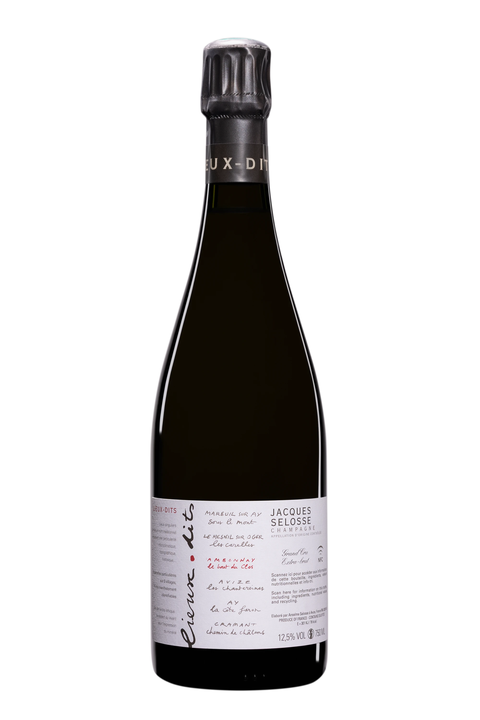 Domaine Jacques Selosse - Champagne Extra-Brut Grand Cru "Lieu Dits - Le Bout du Clos" Blanc NV Dégorgement 26 Feb. 2025 12.5°, 75cl