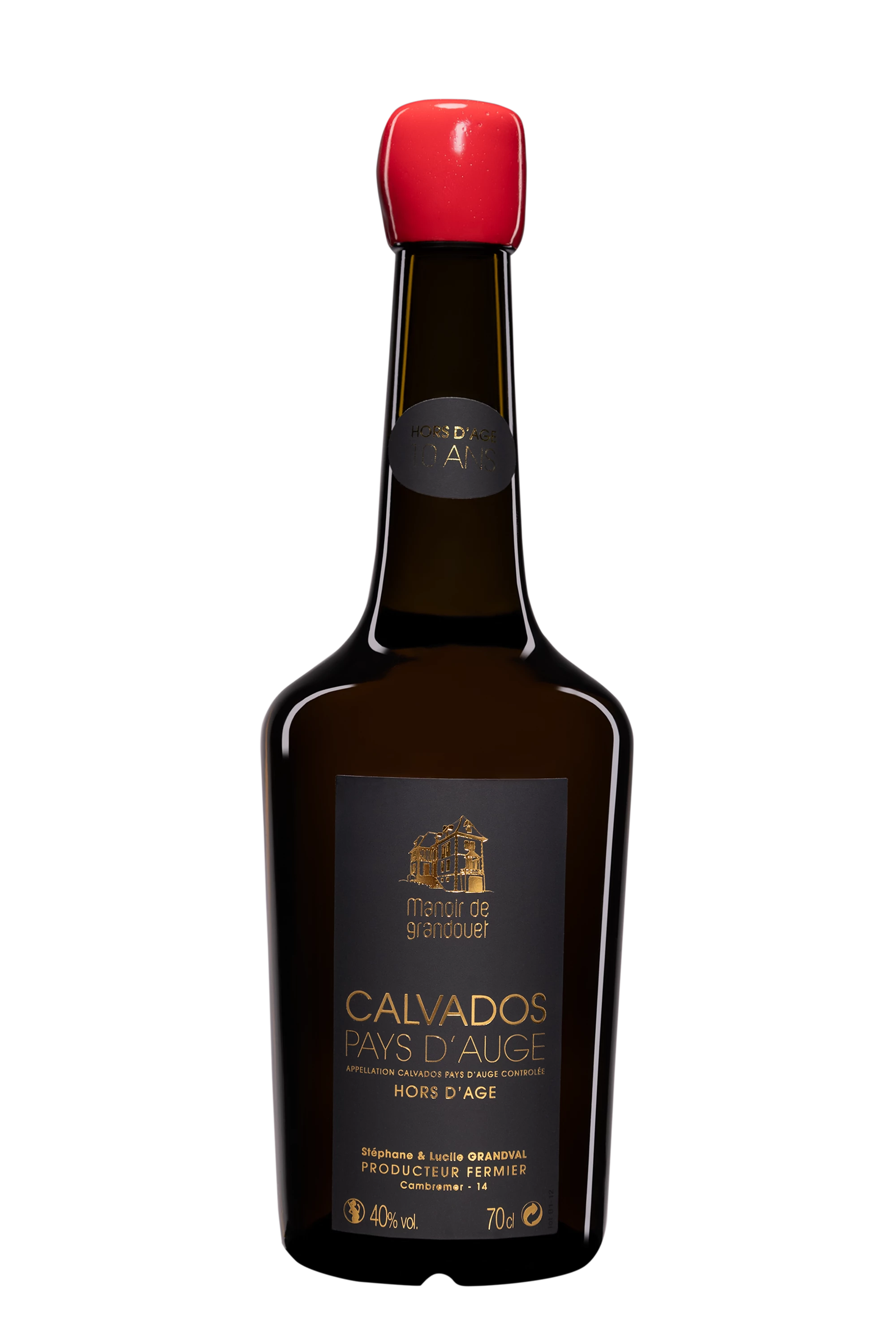Manoir de Grandouet - Calvados du Pays d'Auge "10 Ans - Hors d'Âge" 40° Giftbox, 70cl